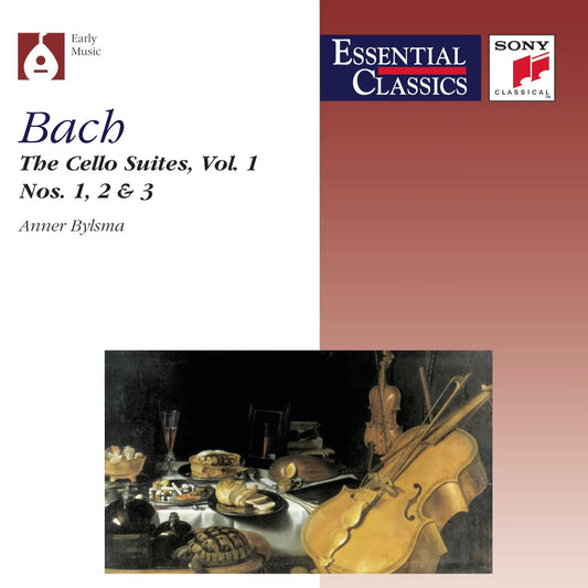 Bach: The Cello Suites Vol.1, Nos.1, 2 & 3 [Audio CD] Bylsma, Anner; Bach / Bylsma; Bach, J S and Bylsma, Anner Rvcll - Very Good