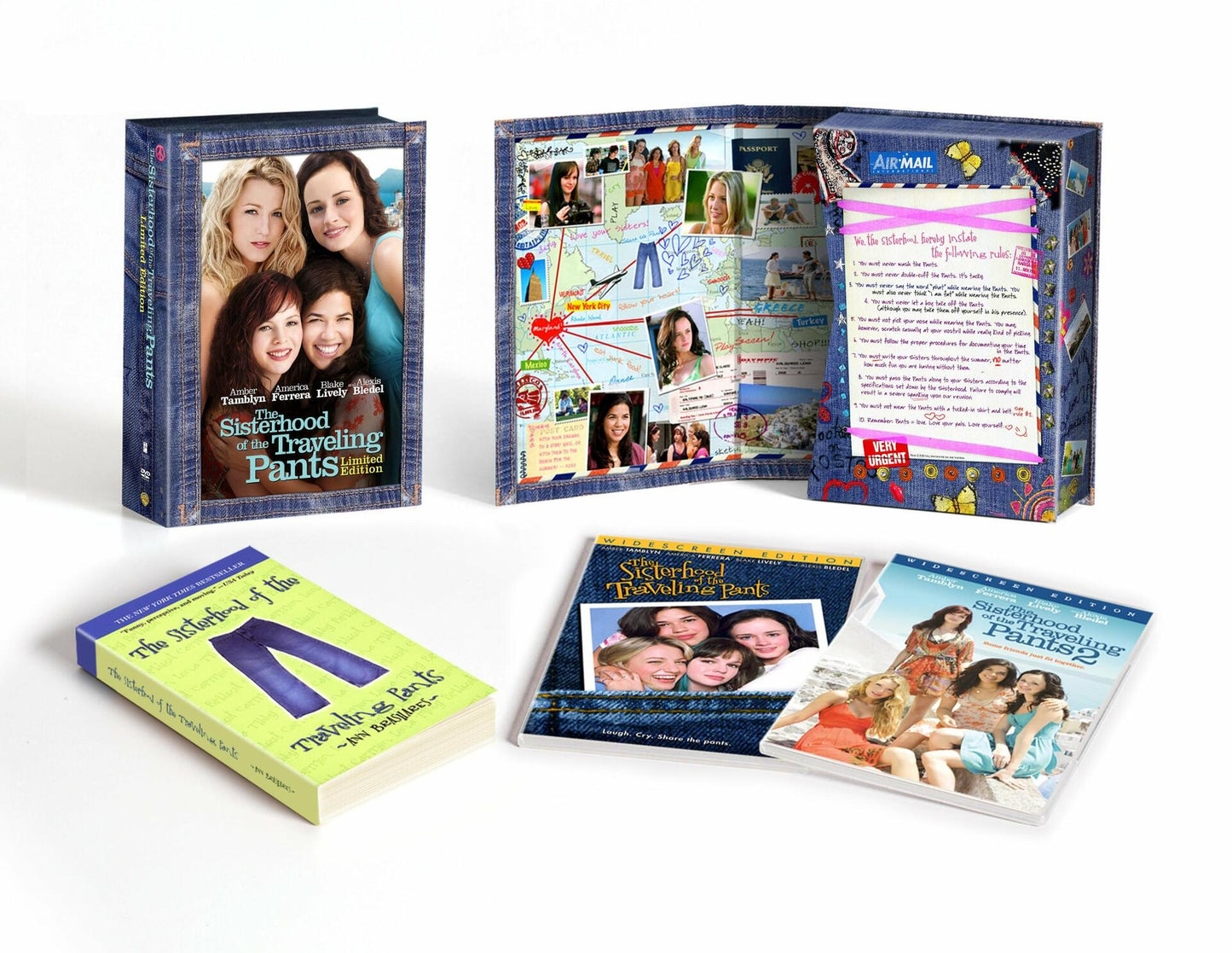 Sisterhood of the Traveling Pants 1 and 2 (Limited Gift Set Edition) [Import] [DVD] - Very Good