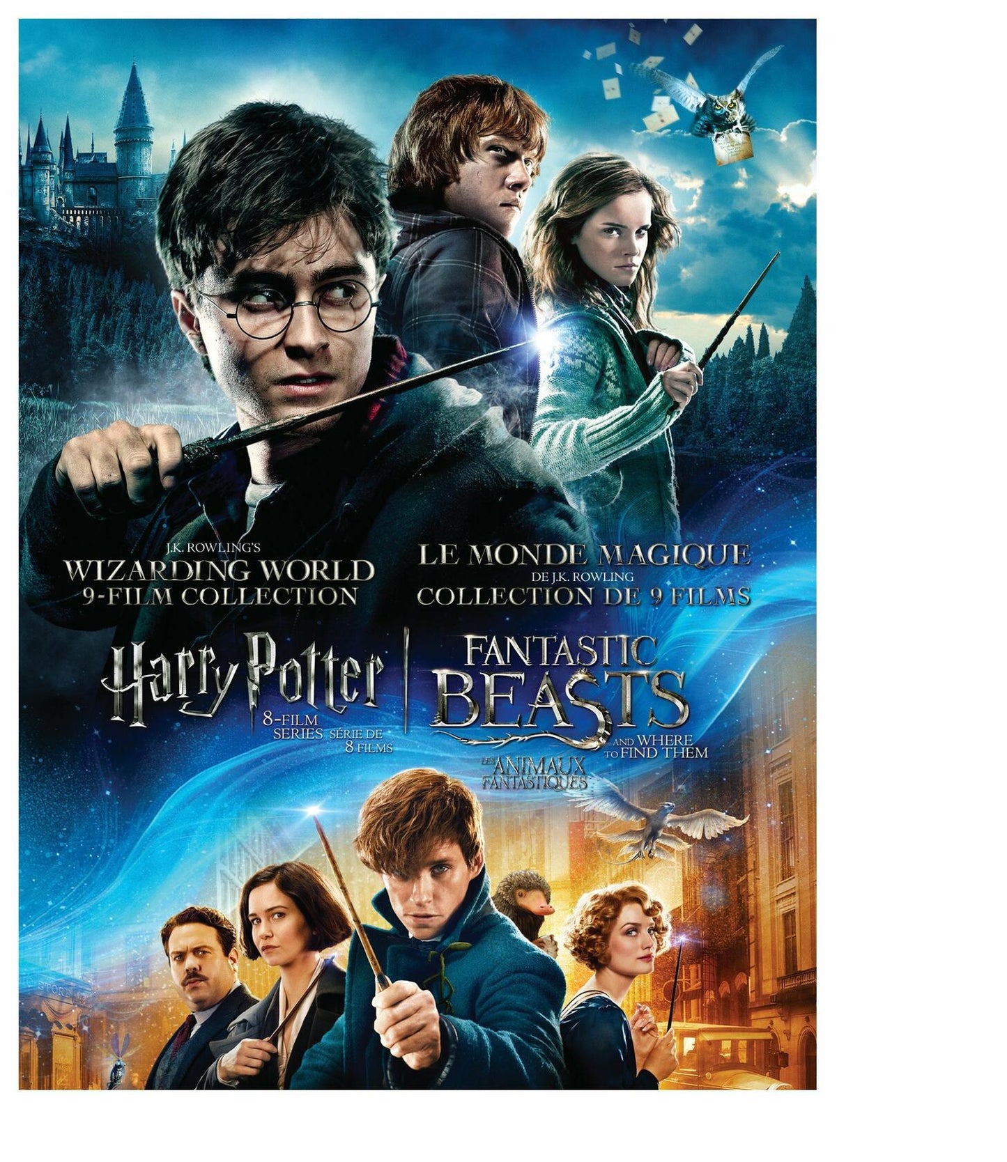 J.K. Rowling's Wizarding World 9-Film Collection: Harry Potter 8-Film Series [DVD] - Acceptable