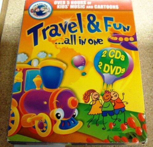 Travel & Fun...All in One: Over 5 Hours of Kids' Music and Cartoons [Audio CD] various [Audio CD] various - Very Good