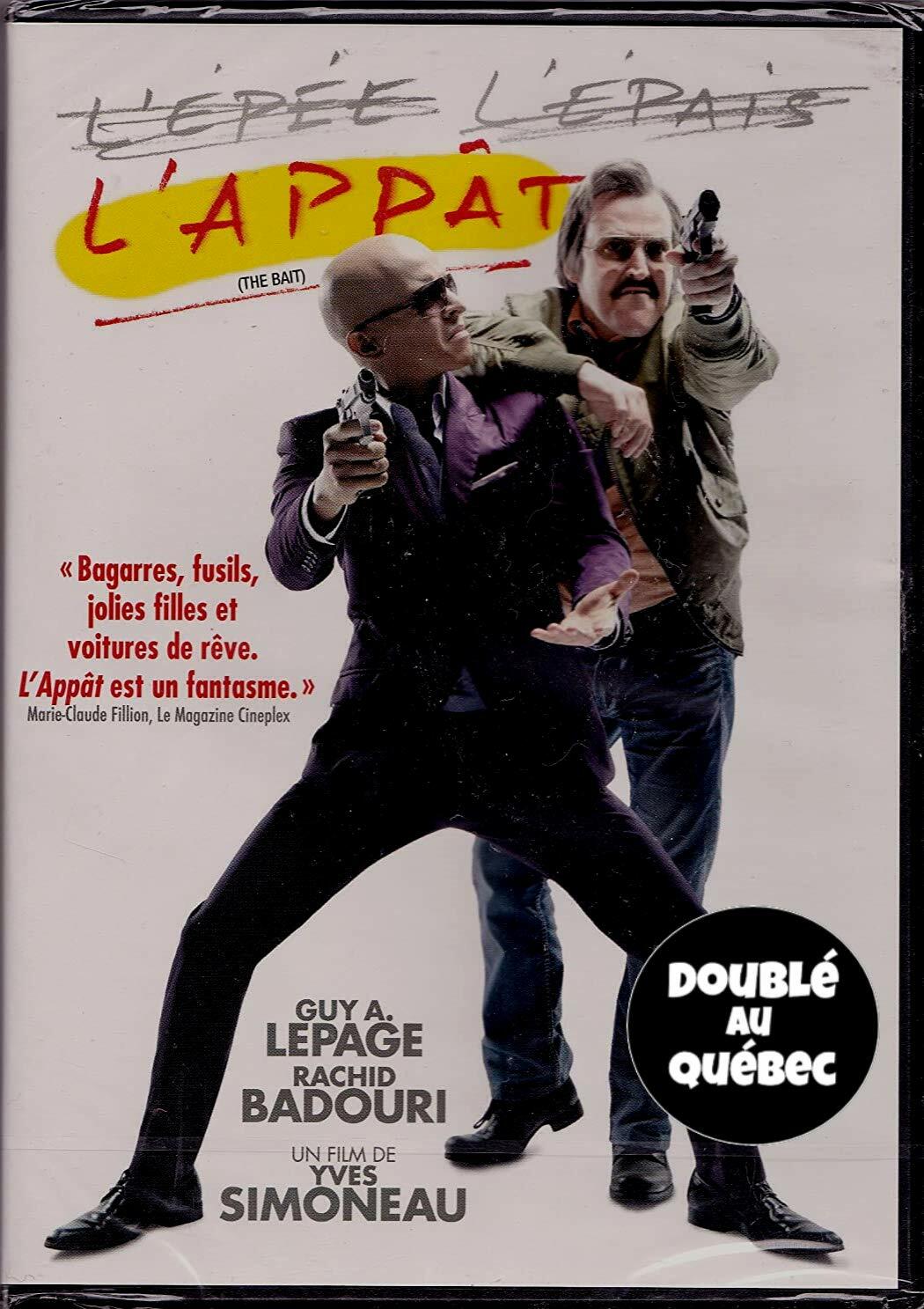 L'Appât - The Bait (French ONLY Version - With English Subtitles) 2010 (Widescreen) Régie au Québec (Cover Bilingue)