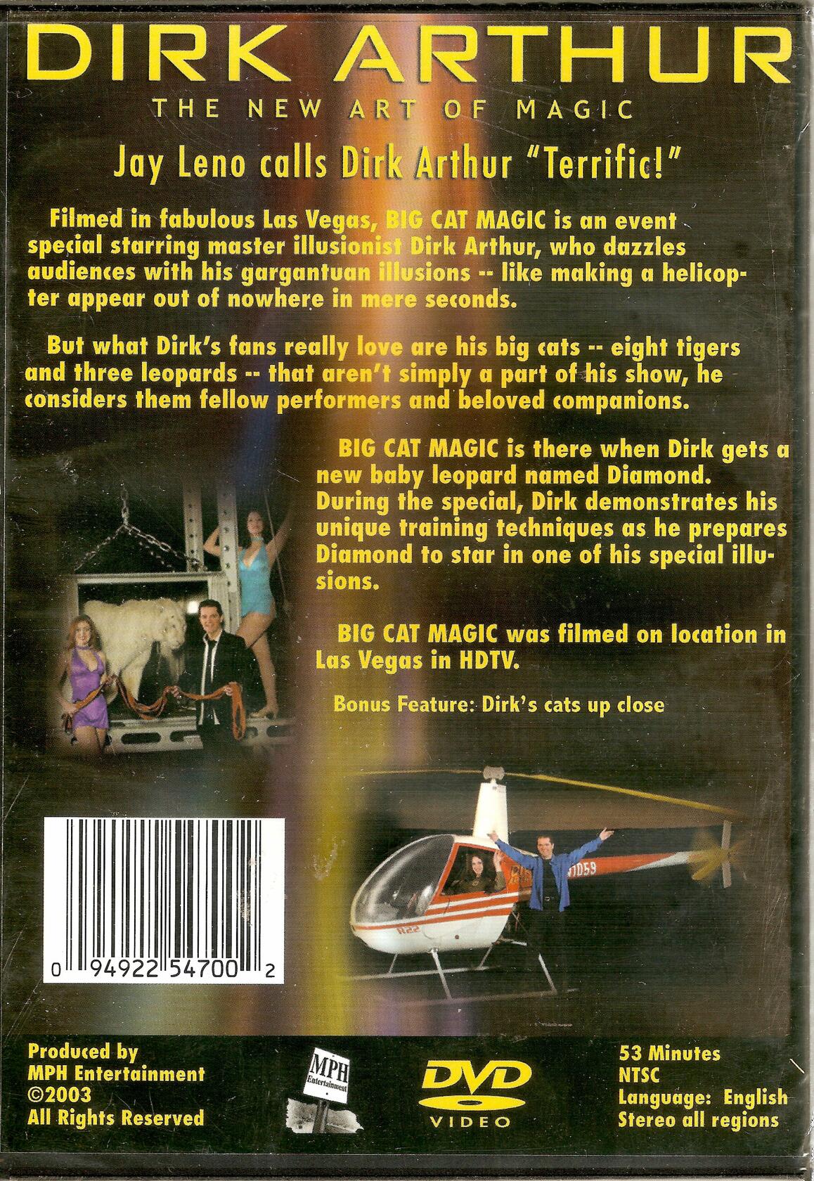 Big Cat Magic Starring Master Illusionist Dirk Arthur [Unknown Binding]