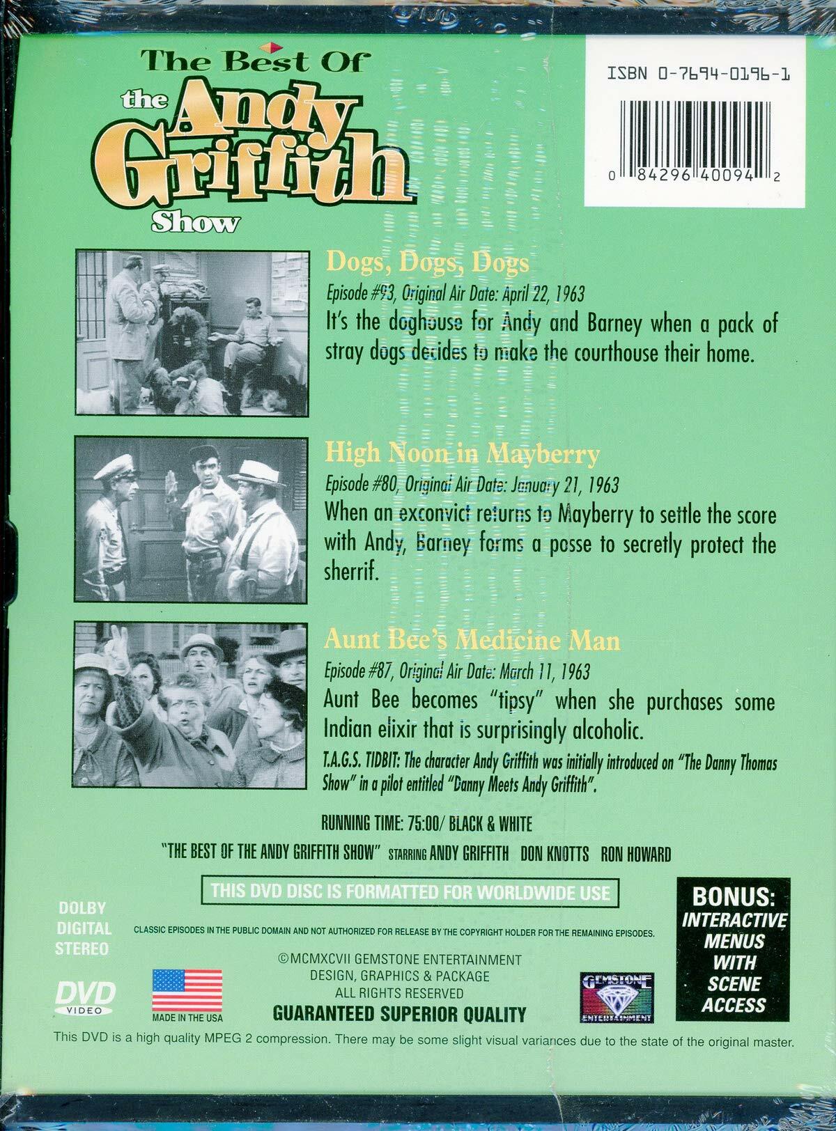 Best of the Andy Griffith Show (Full Screen) [Import] [DVD]