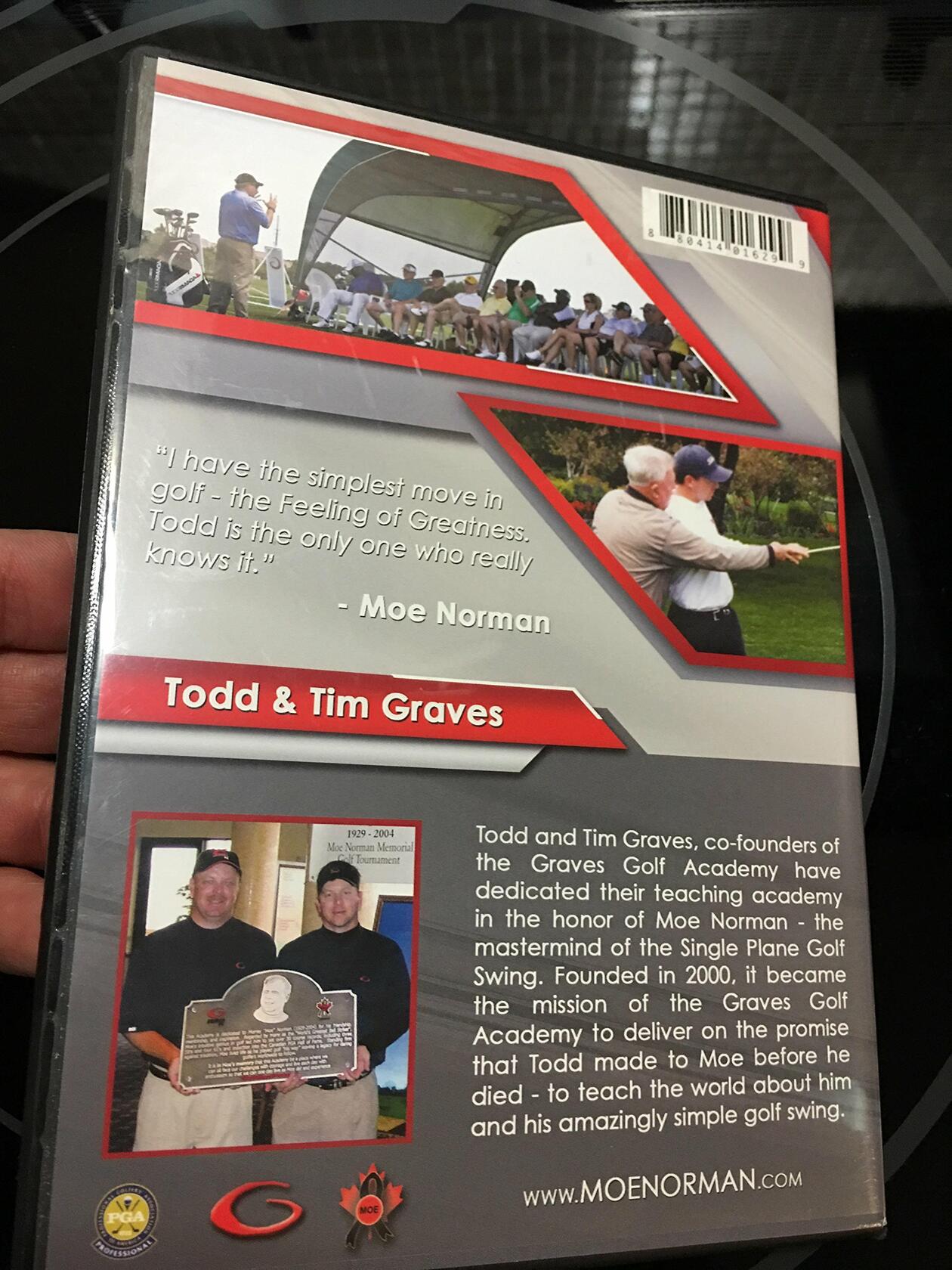 Single Plane SOLUTION - Secrets of Moe Norman - The world's Greatest Ball Striker [DVD]