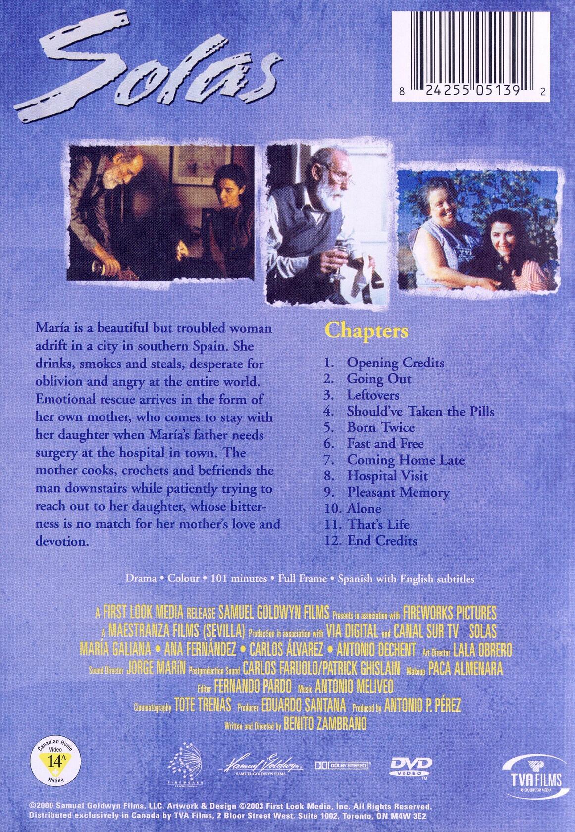 Solas (2000) [DVD] - Very Good