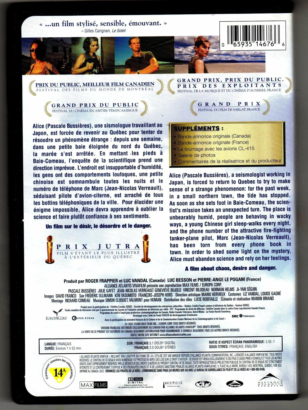 La Turbulence Des Fluides (aka Chaos And Desire) [DVD] - Very Good