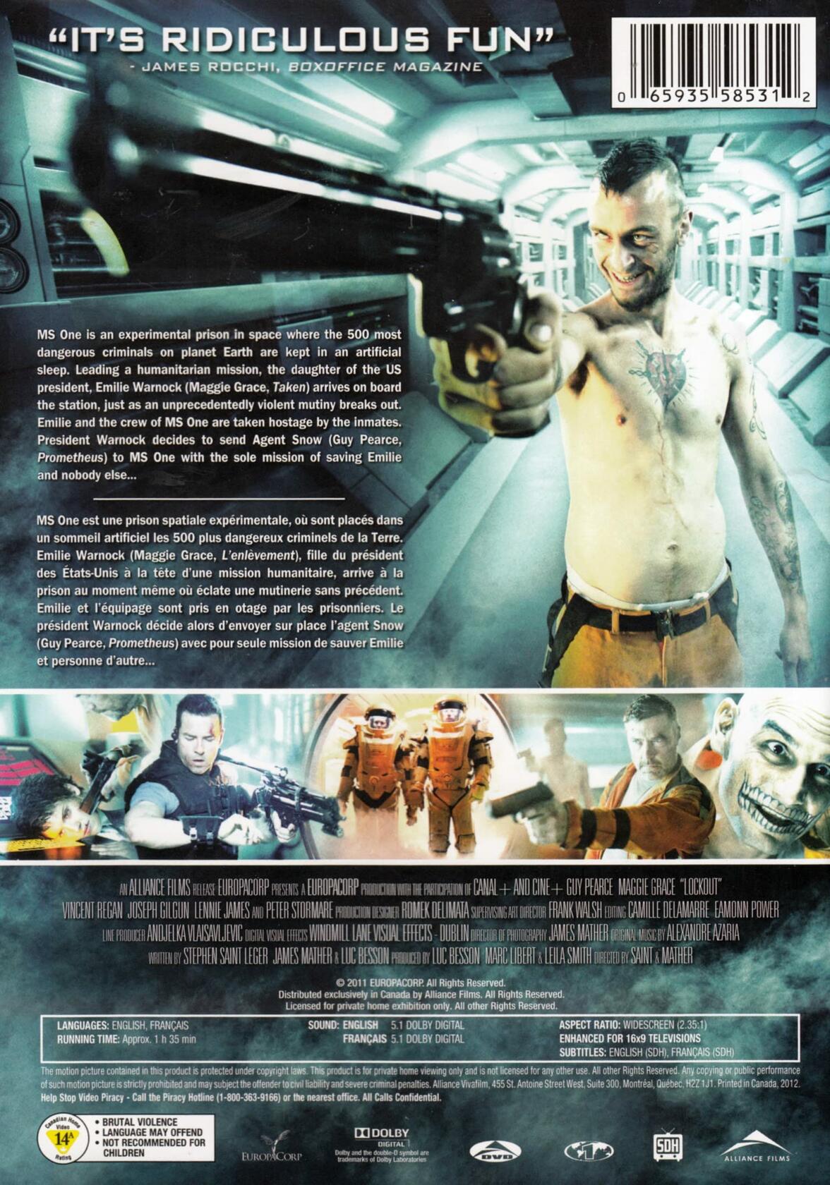 LOCKOUT [DVD] - Very Good