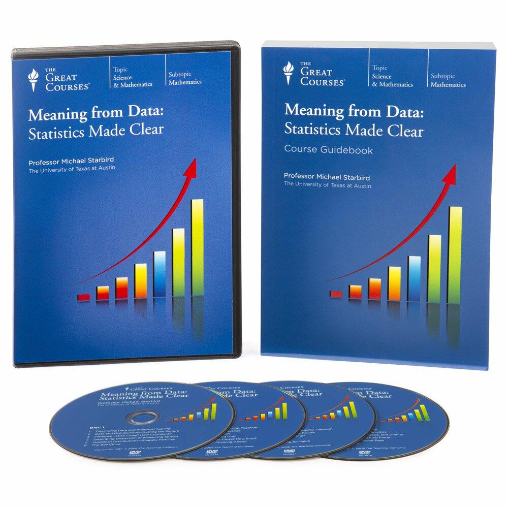Meaning From Data : Statistics Made Clear (The Great Courses, Parts 1 and 2, DVD) [DVD] - Very Good