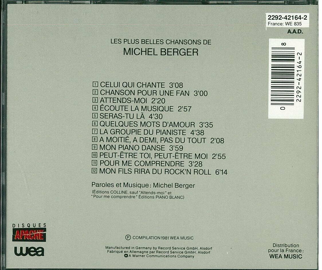Les Plus Belles Chancons [Audio CD]