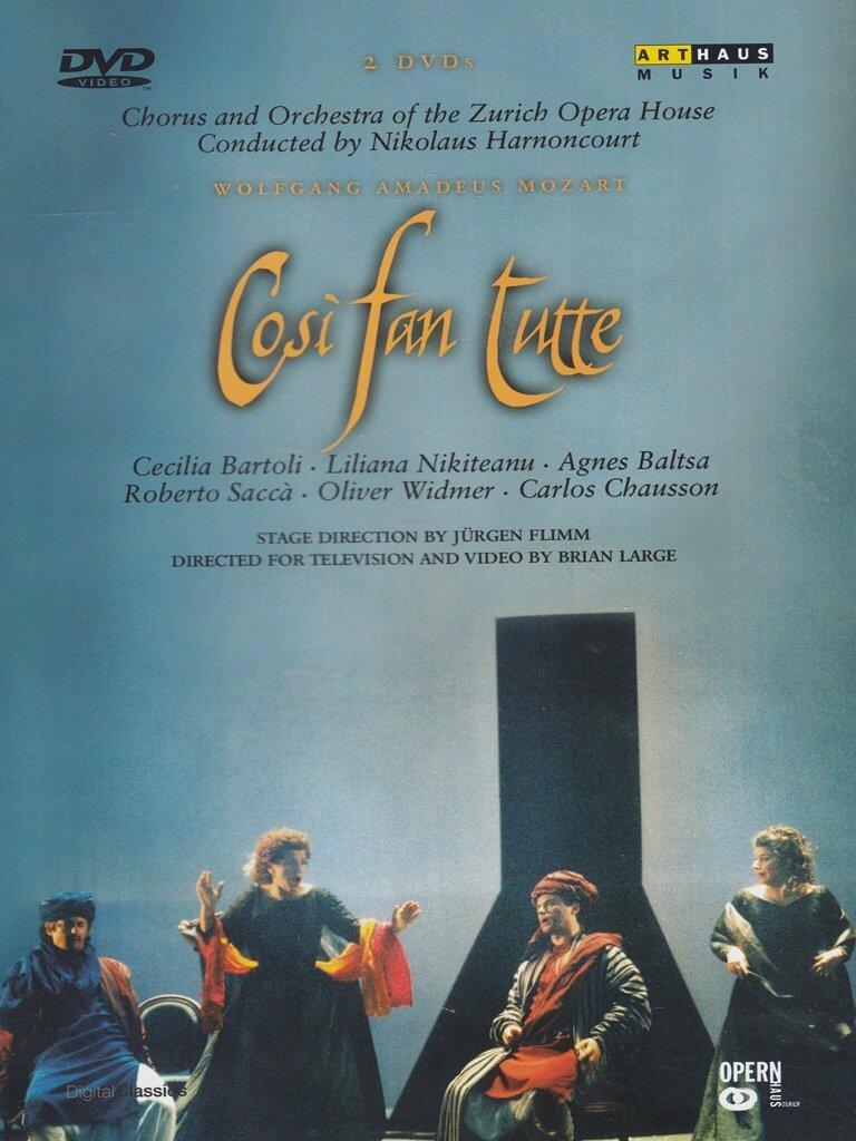 Mozart - Cosi Fan Tutte / Harnoncourt, Bartoli, Nikiteanu, Zurich Opera [DVD]