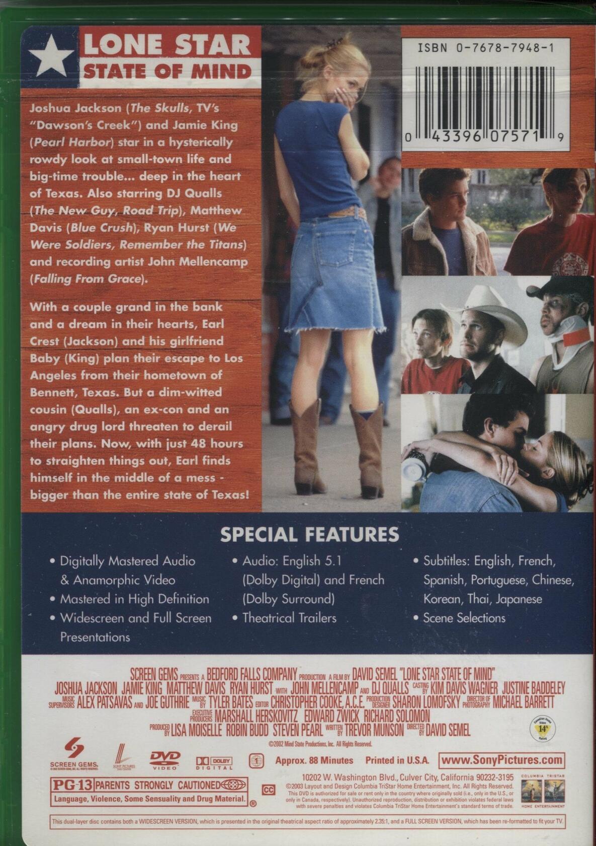 Lone Star State of Mind (Bilingual) [DVD] - Very Good