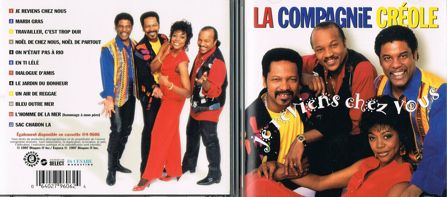 JE REVIENS CHEZ VOUS - LA COMPAGNIE CREOLE [Audio CD] La Compagnie Creole - Very Good