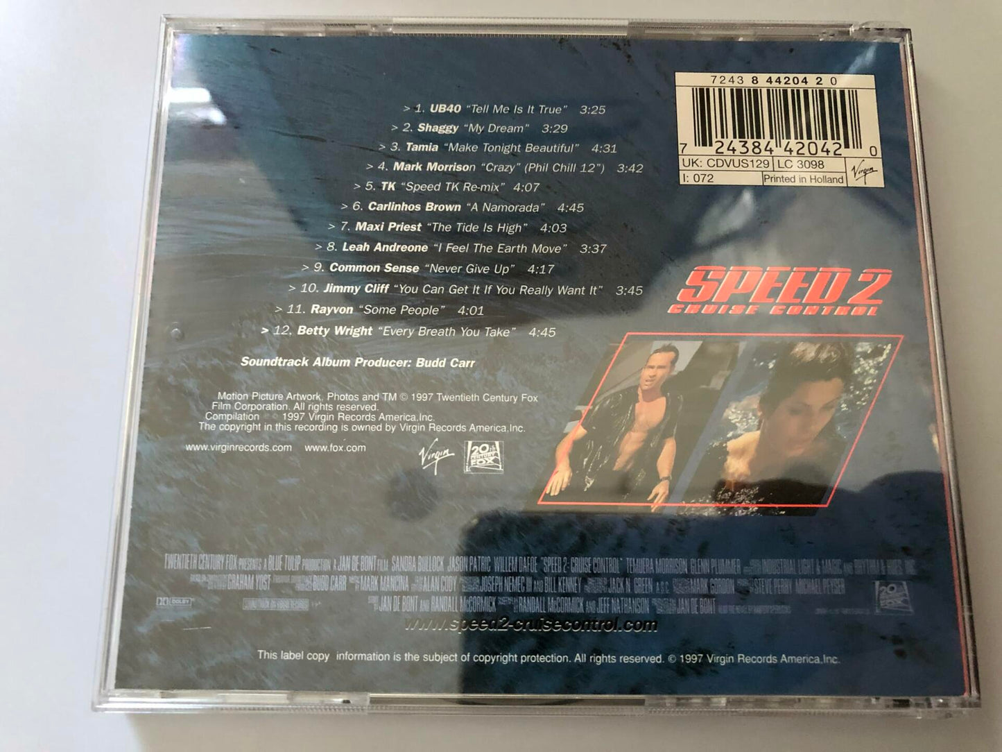 Speed 2: Cruise Control [Audio CD] Various Artists - Very Good