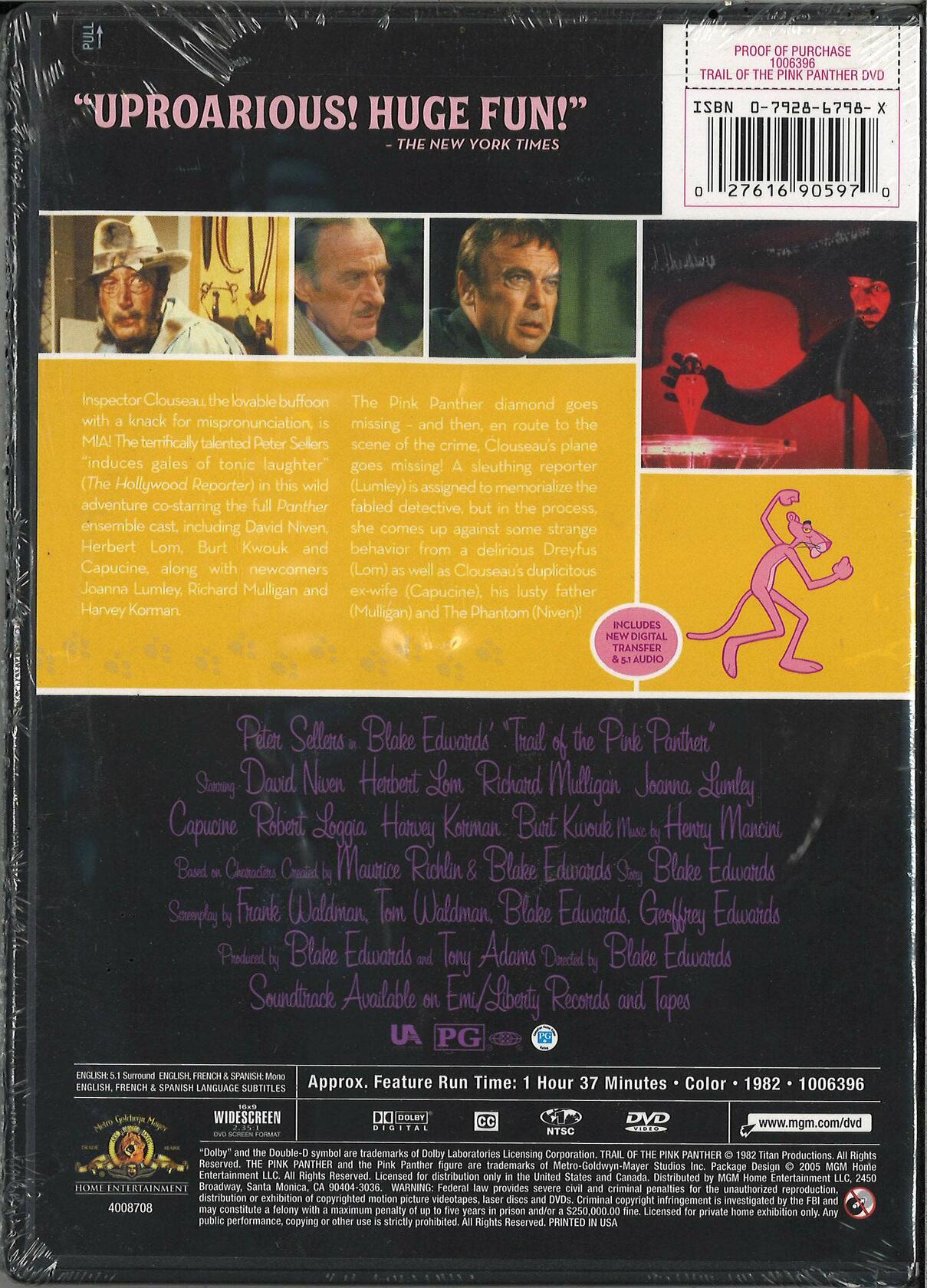 Trail of the Pink Panther (Bilingual) [Import] [DVD]