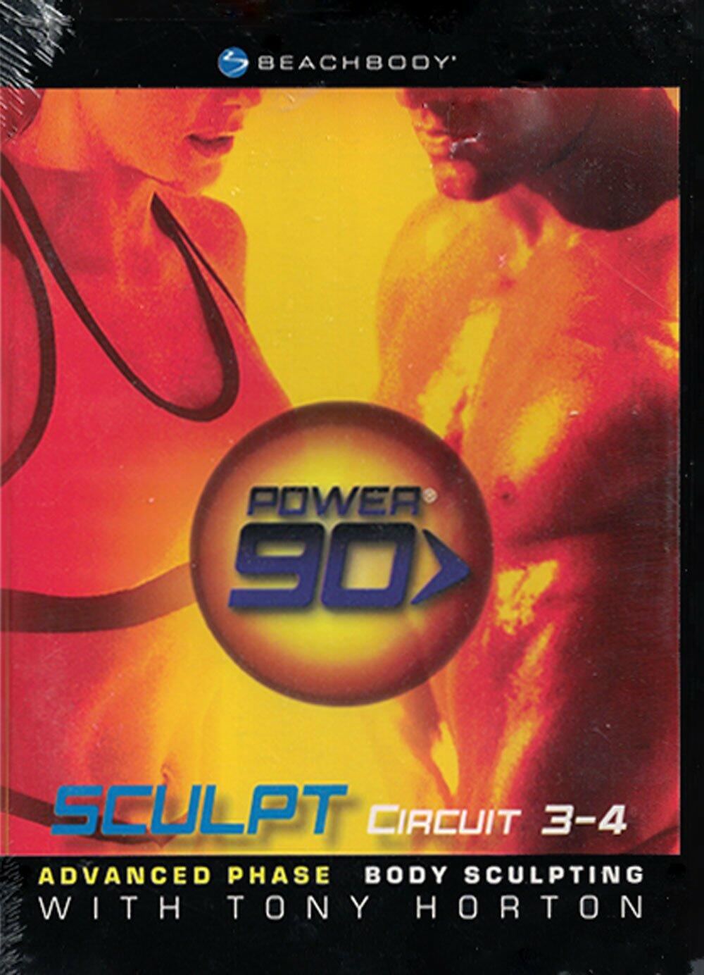 BEACH BODY POWER 90 SCULPT CIRCUIT 3-4 ADVANCED PHASE BODY SCULPTING WITH TONY HORTON BEACHBODY [DVD]