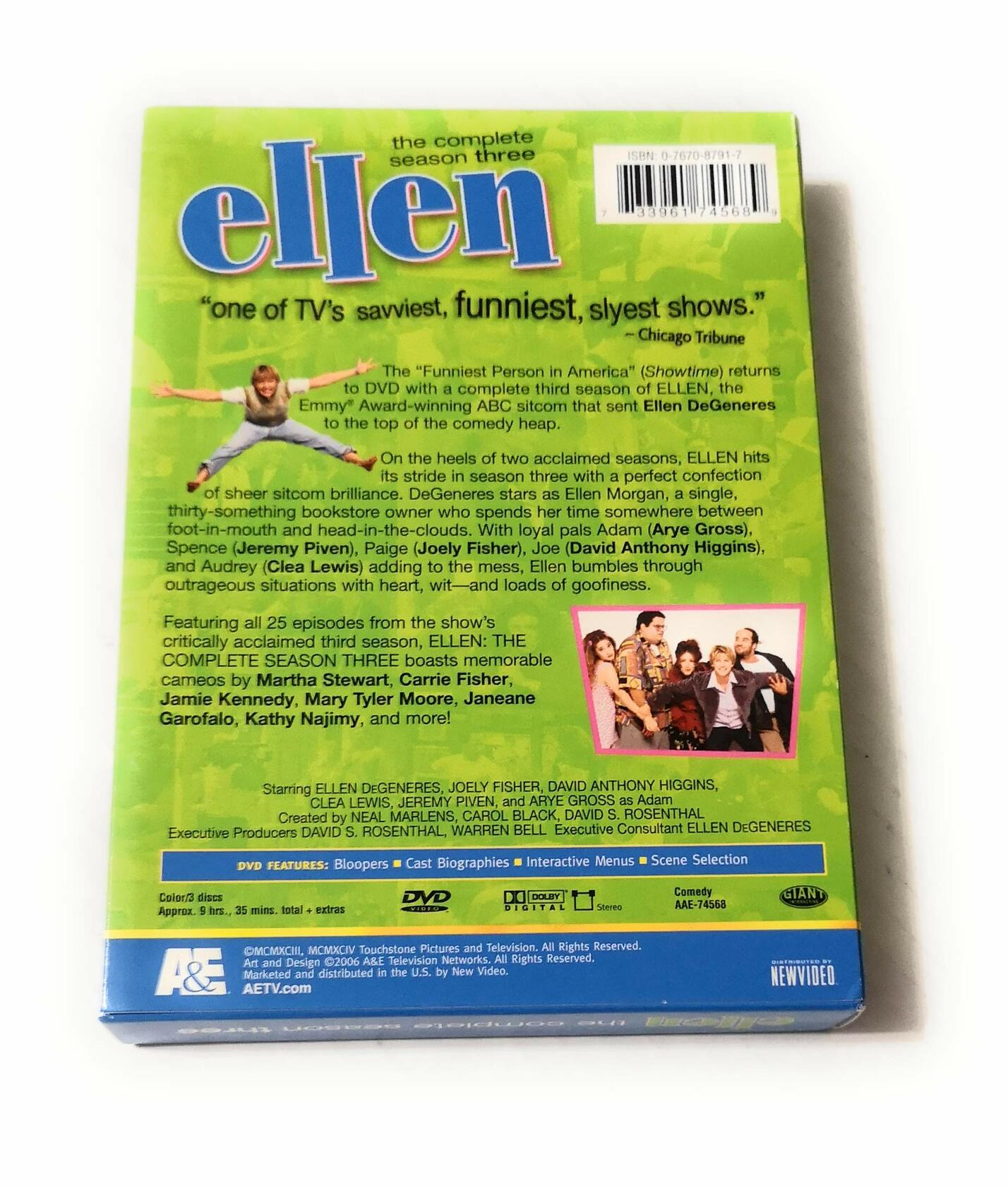 Ellen: Season 3 [DVD] - Very Good