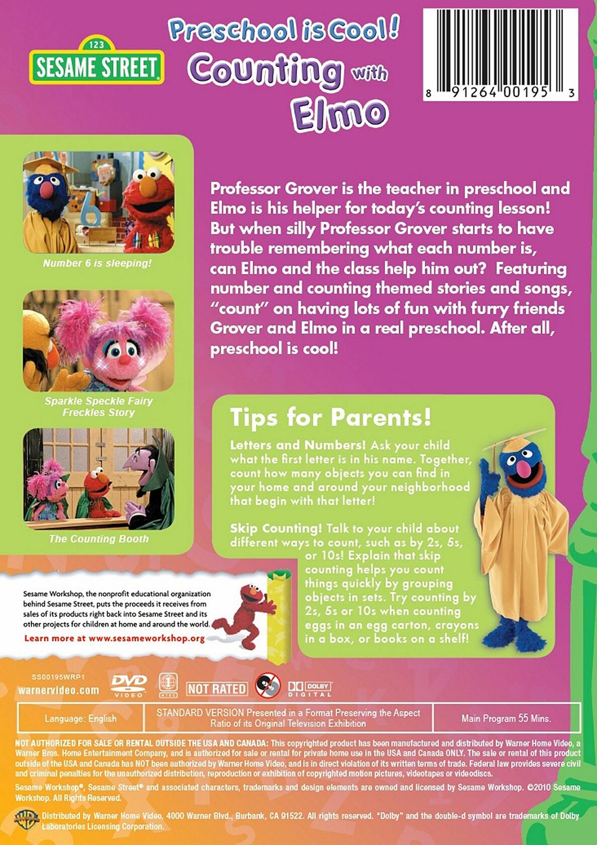 Sesame Street: Preschool Is Cool! - Counting with Elmo [DVD] [DVD] - Very Good