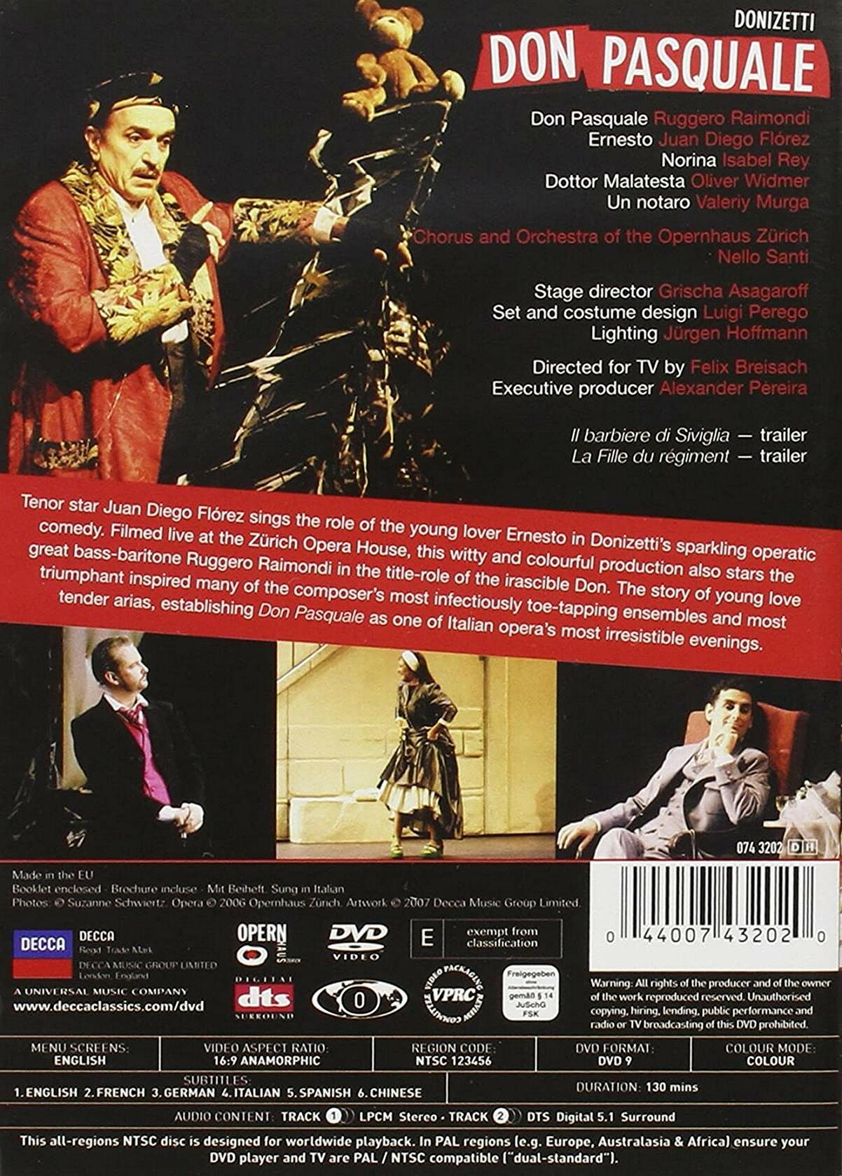 Don Pasquale [DVD] - Very Good
