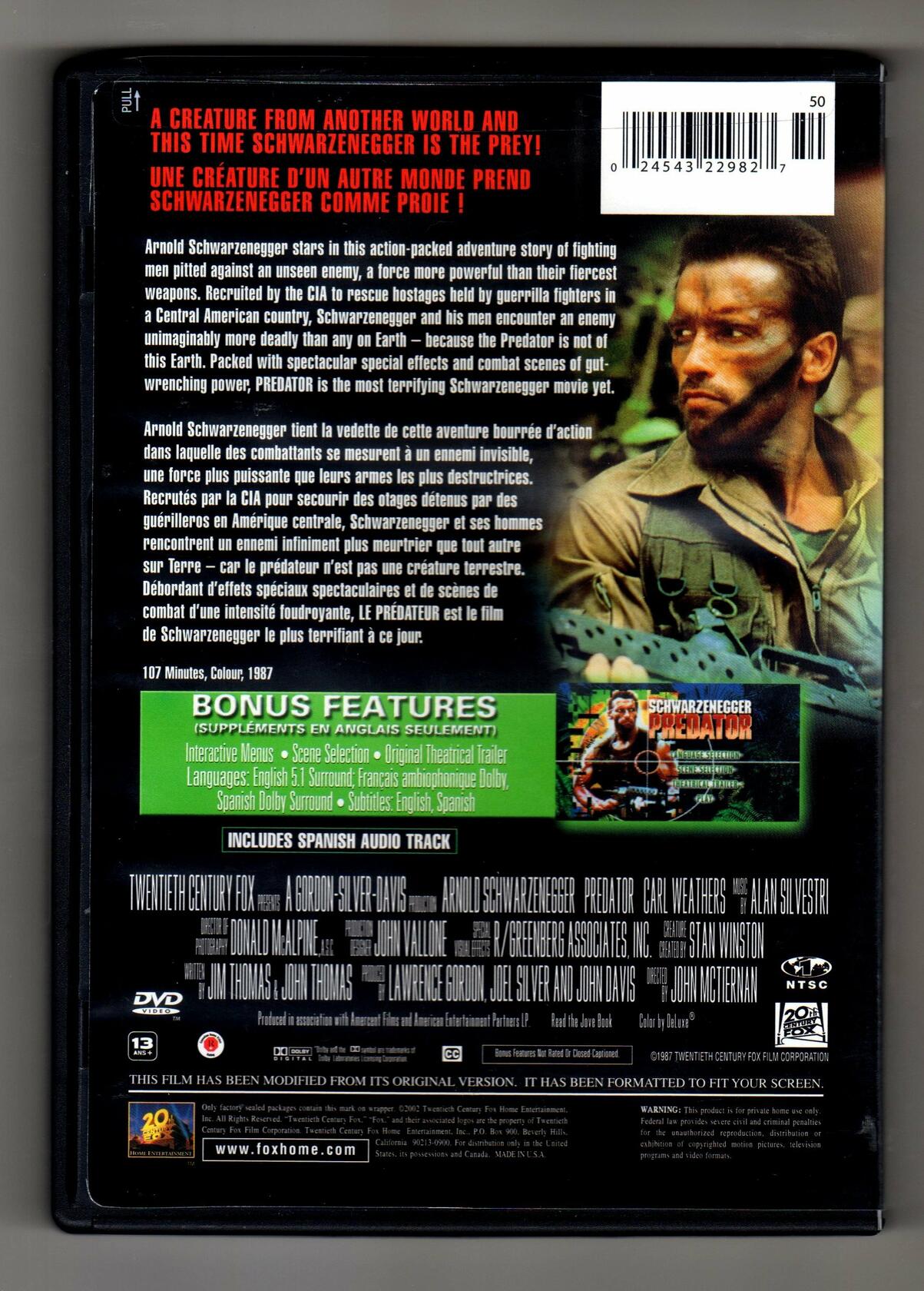 Predator (Full Screen) (Bilingual) [DVD]