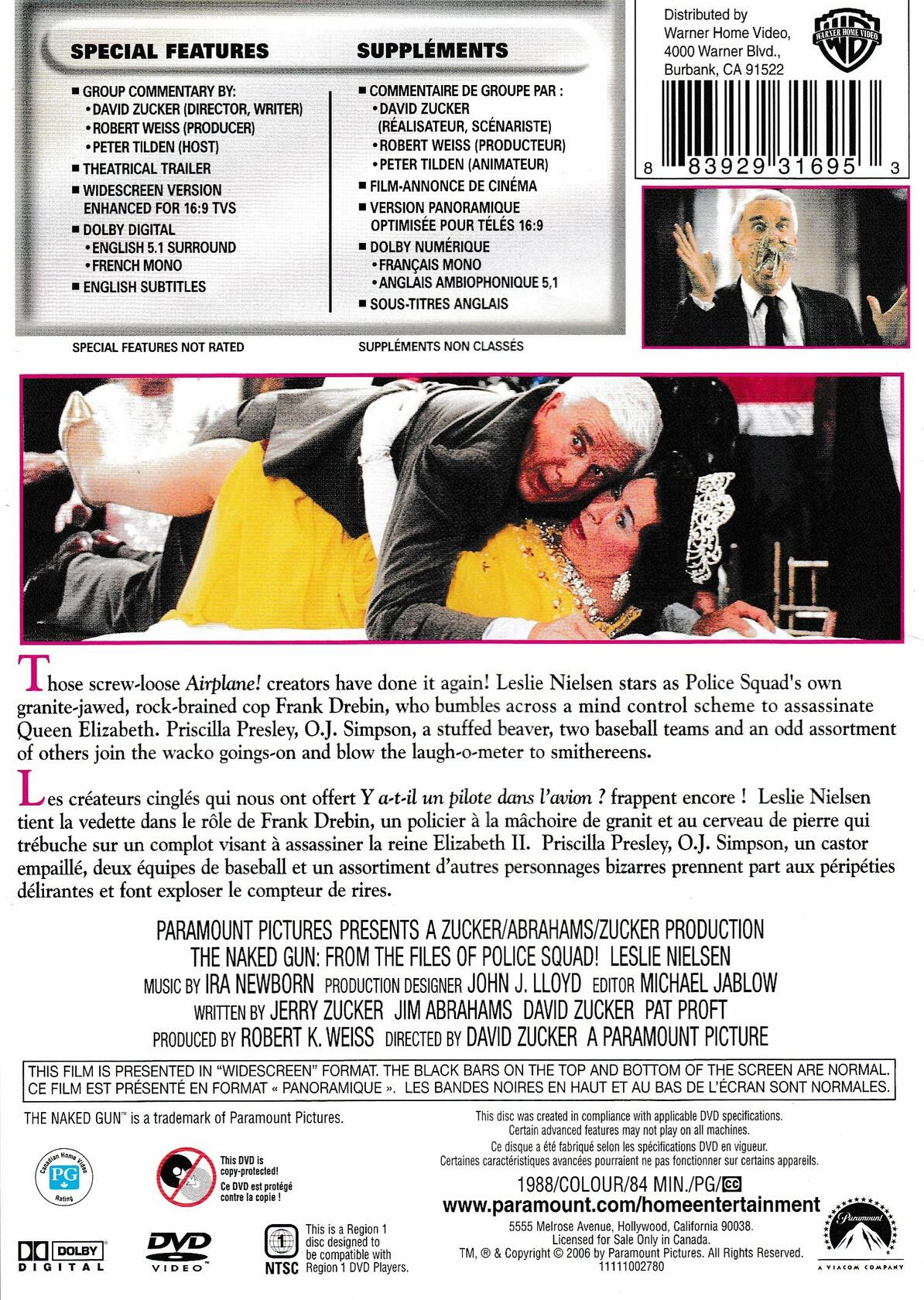 Naked Gun from the Files of Police Squad (Bilingual) [DVD]