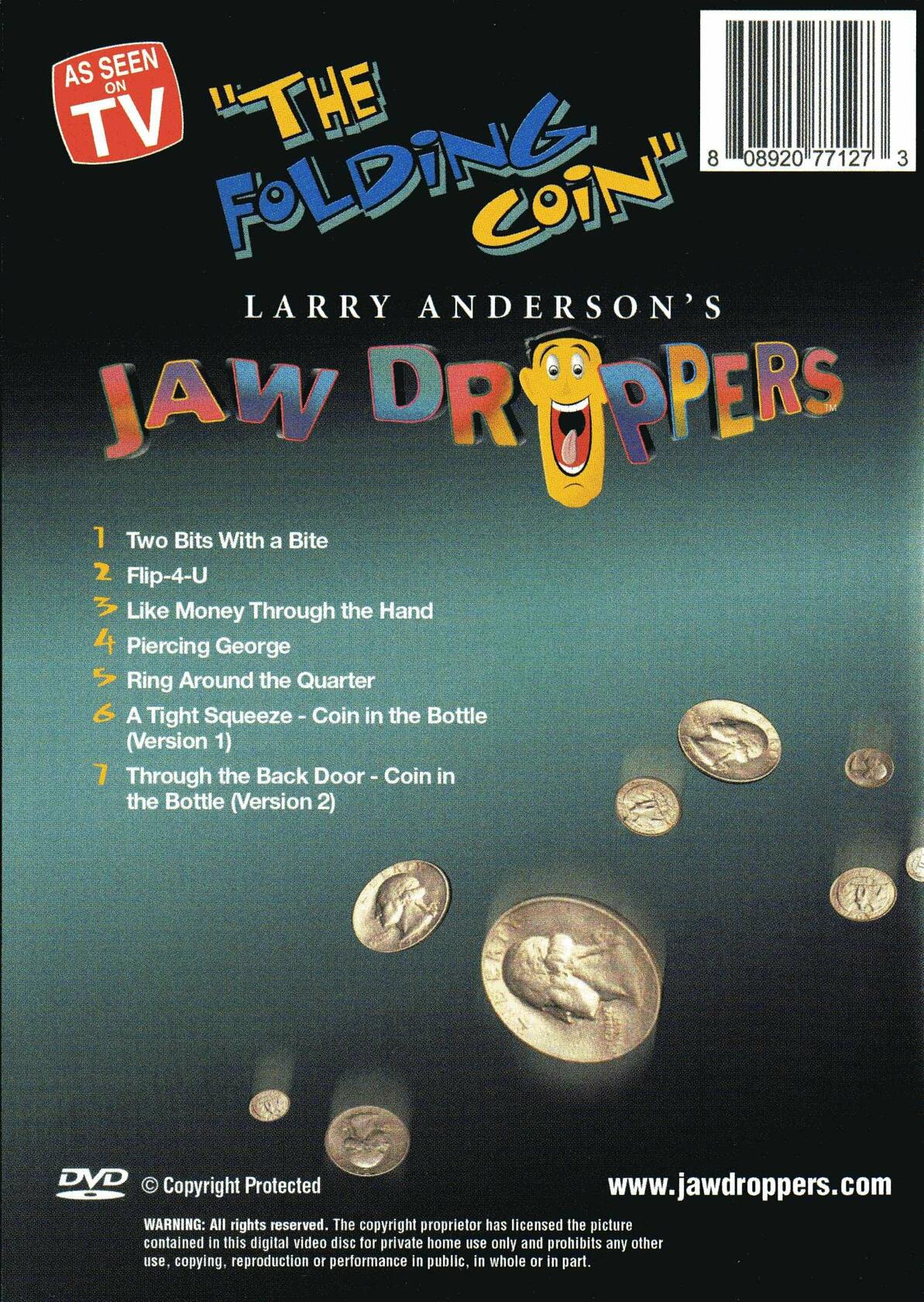 Larry Anderson's Jaw Droppers Volume 5 "The Folding Coin" [DVD] - Very Good