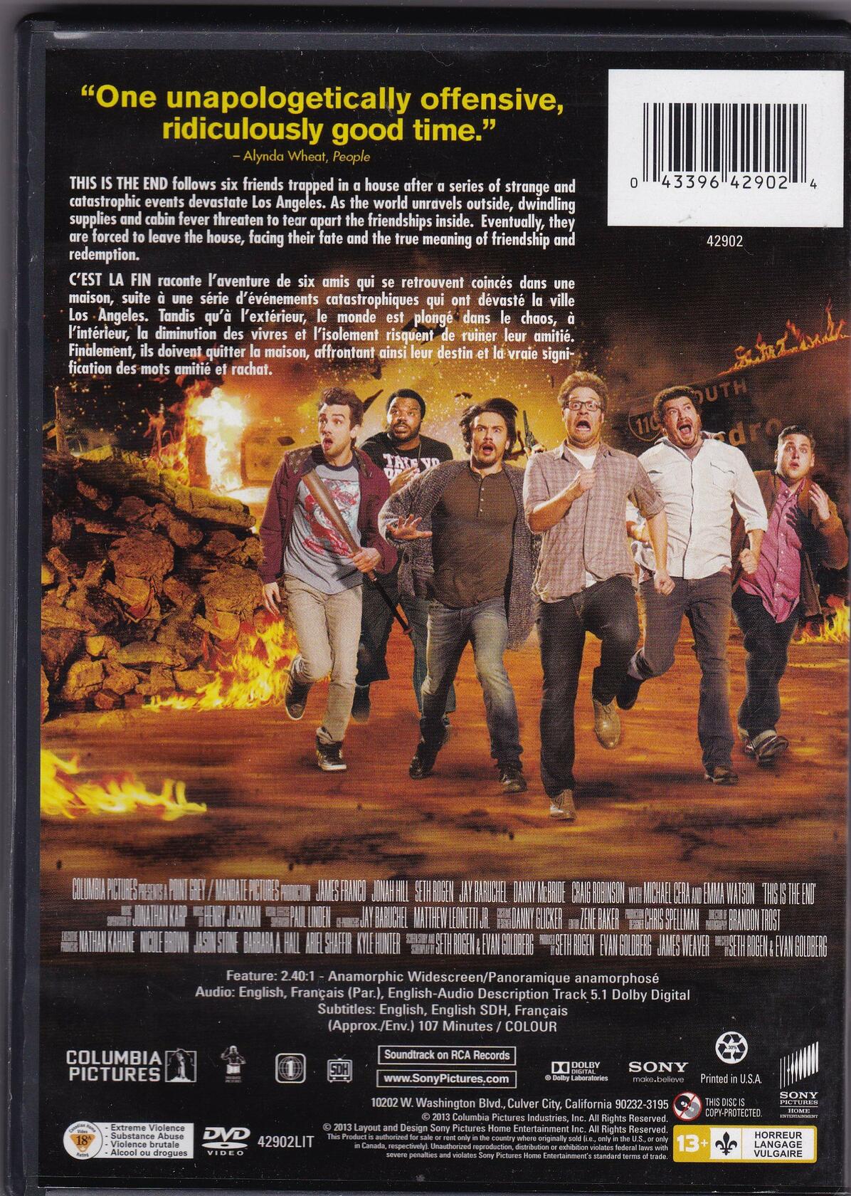 This Is the End (Bilingual) [DVD]