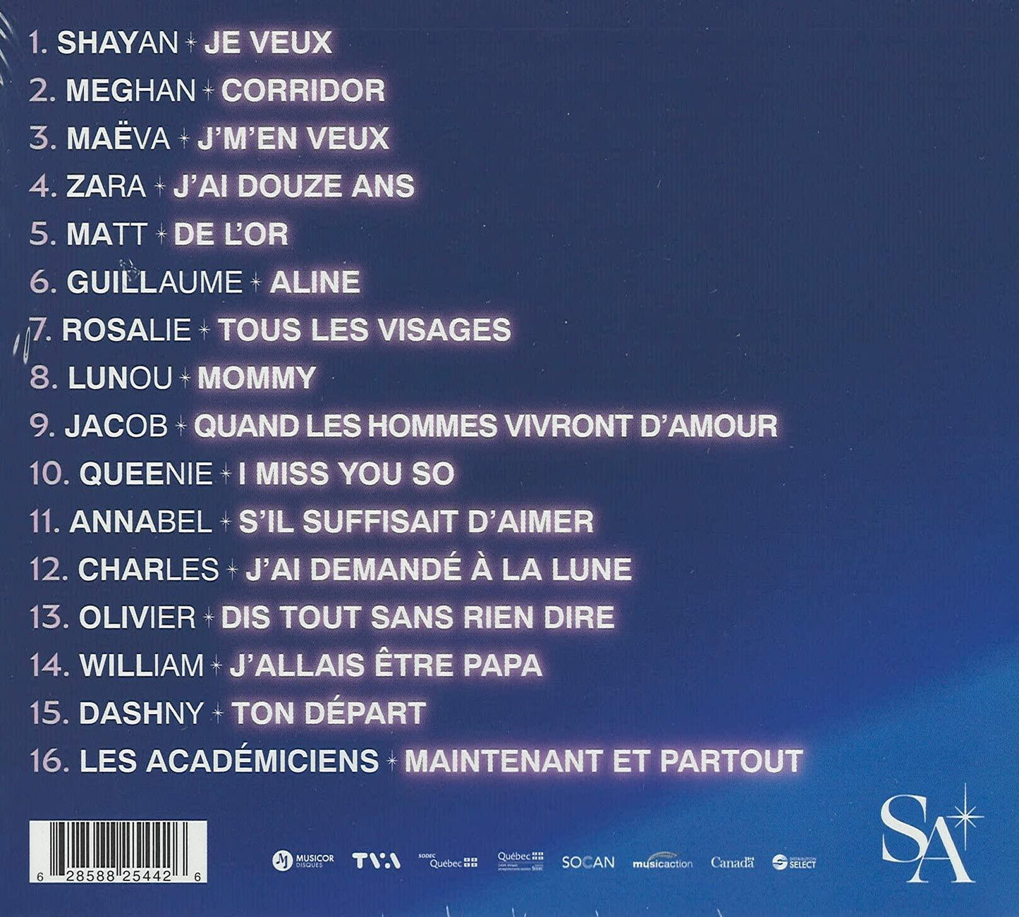 Star Academie 2021 [Audio CD] Star Academie - Very Good