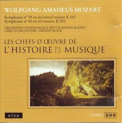 Mozart: Les Chefs-D'oeuvre De L'Histoire De La Musique by Unknown (0100-01-01) [Audio CD] - Very Good