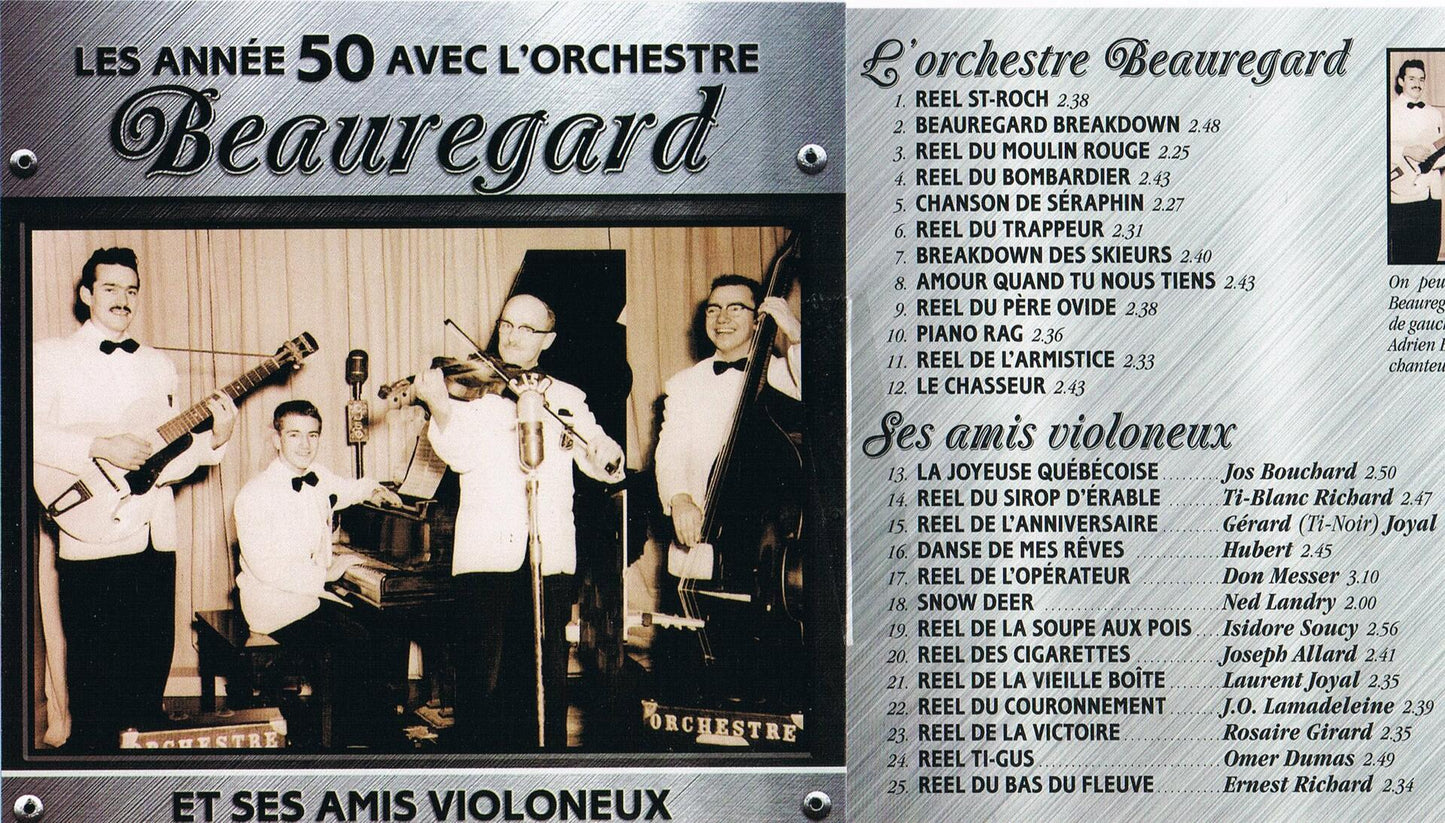 Les Années 50 Avec L'Orchestre Beauregard et ses Amis Violoneux (DGM Productions)