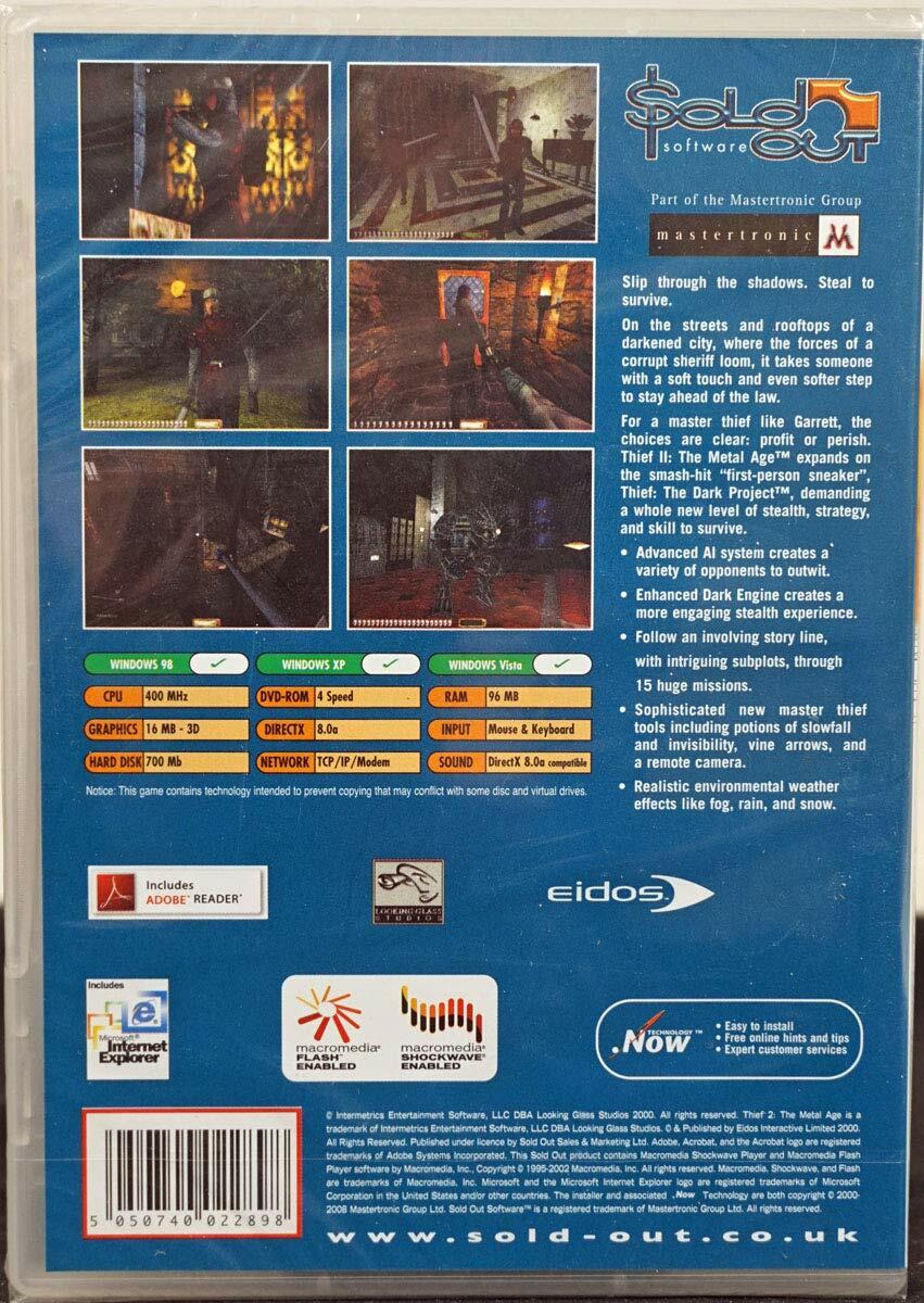 Thief 2 (Jewel Case) [video game] - Very Good