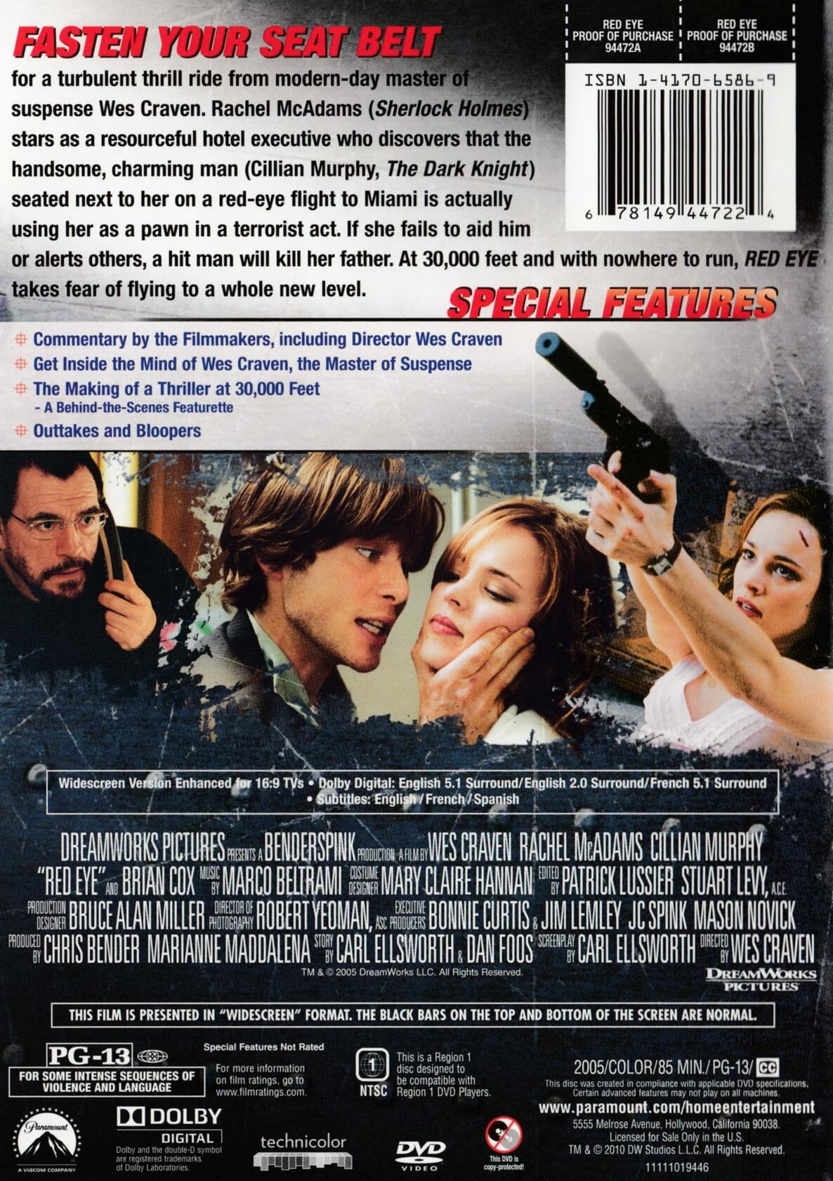 Red Eye (W/S) (Bilingual) [DVD] - Very Good