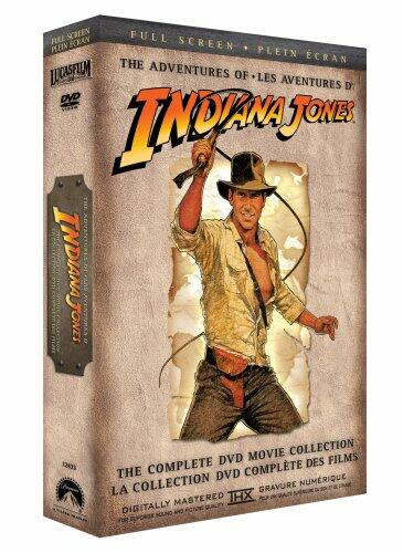 The Adventures of Indiana Jones (Raiders of the Lost Ark / The Temple of Doom / The Last Crusade) (Full Screen) [DVD] - Very Good
