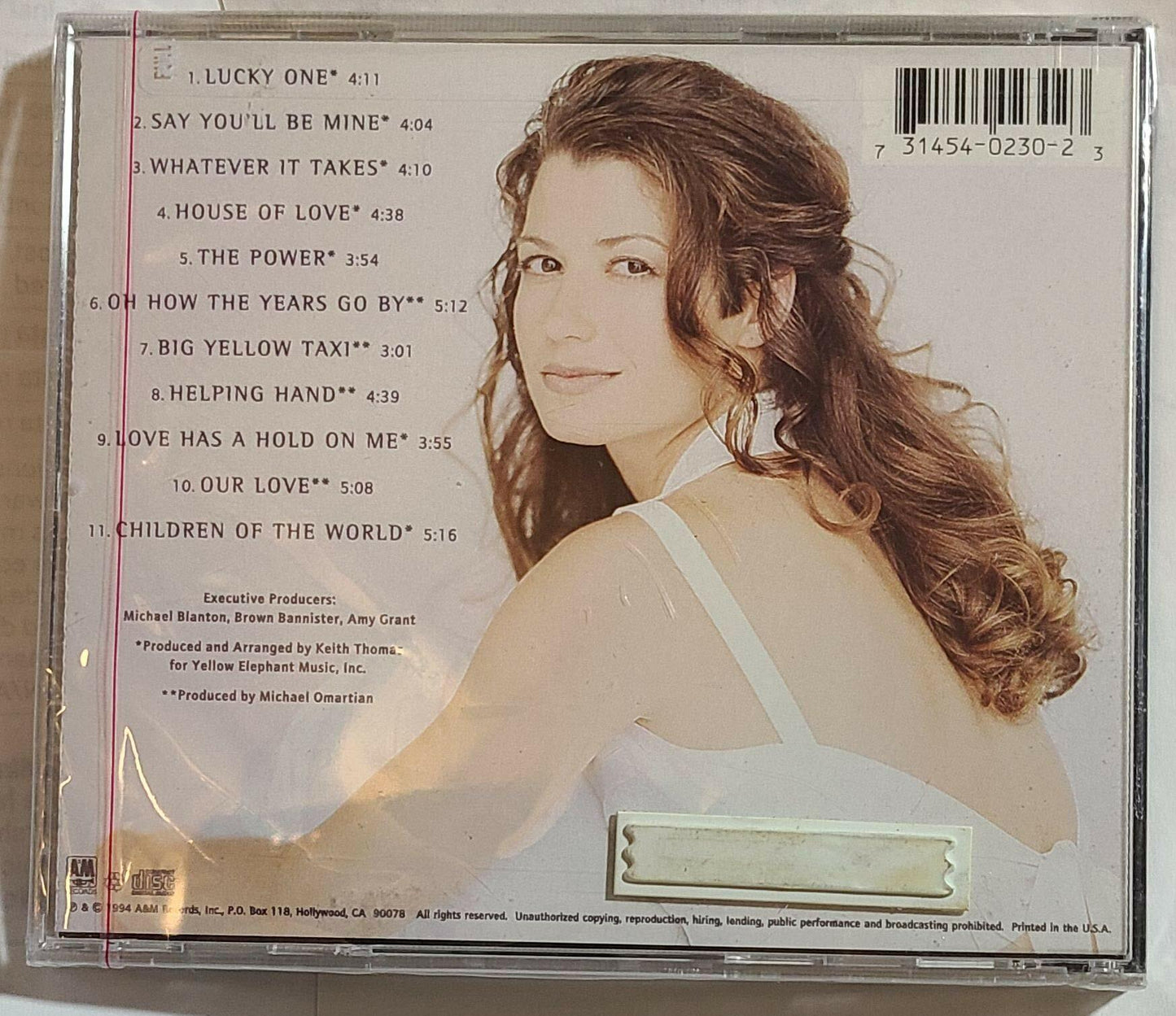 House of Love by Amy Grant (CD Aug-1994 A&M (USA)) [Audio CD] - Very Good