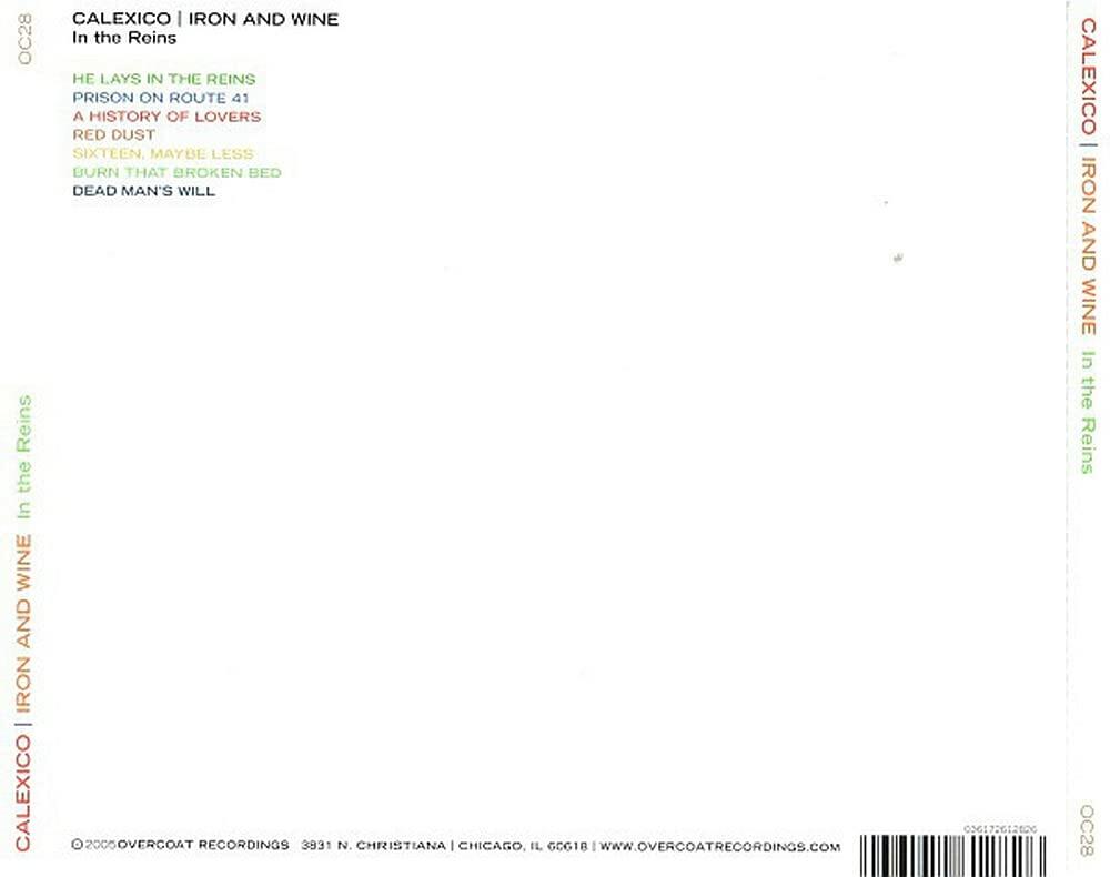In The Reins [Audio CD] CALEXICO / IRON & WINE - Very Good