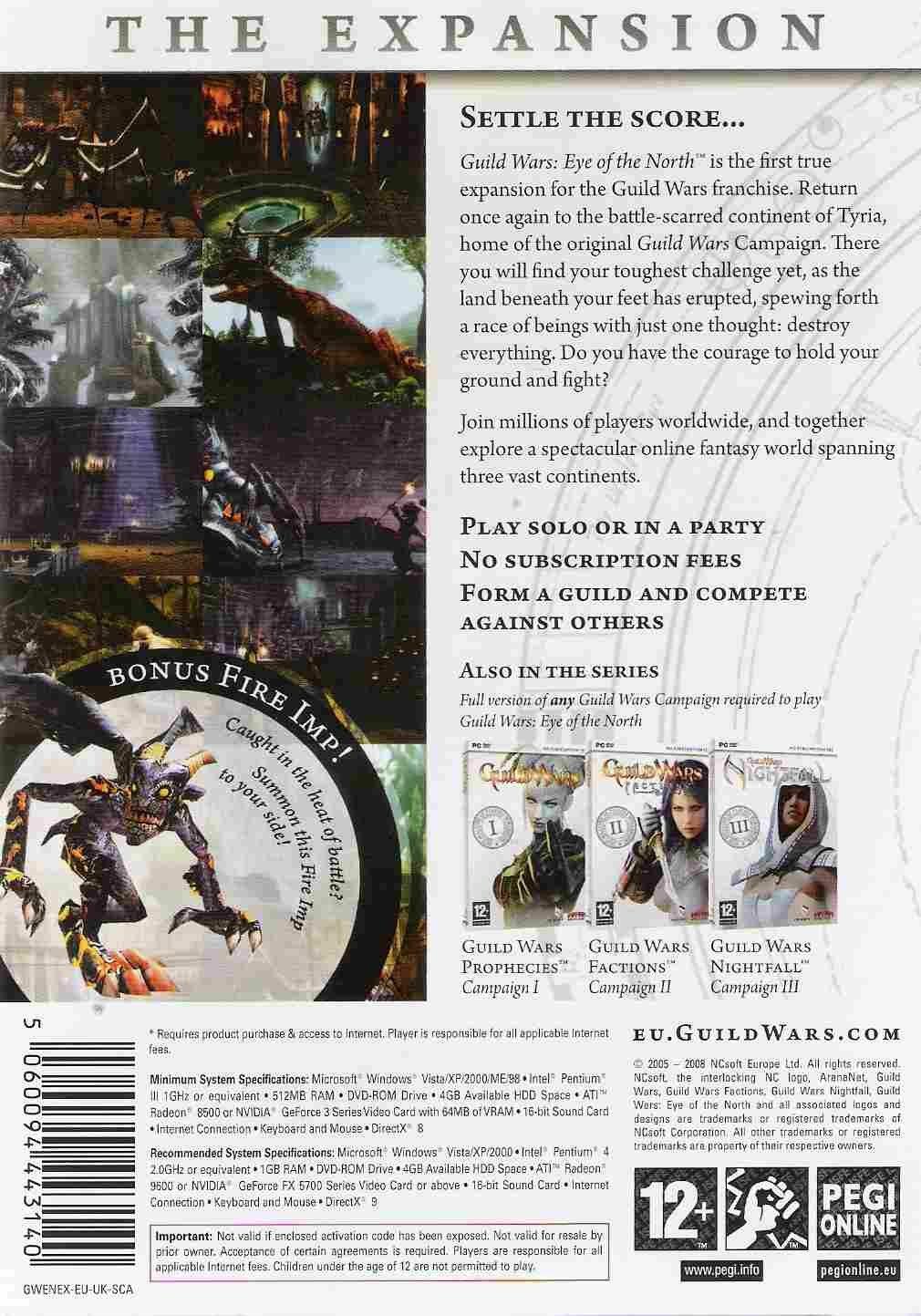 Guild Wars Eye of the North [video game]