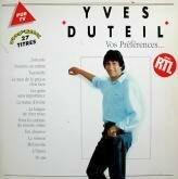 Vos Preferences by Yves Duteil [Audio CD] Yves Duteil