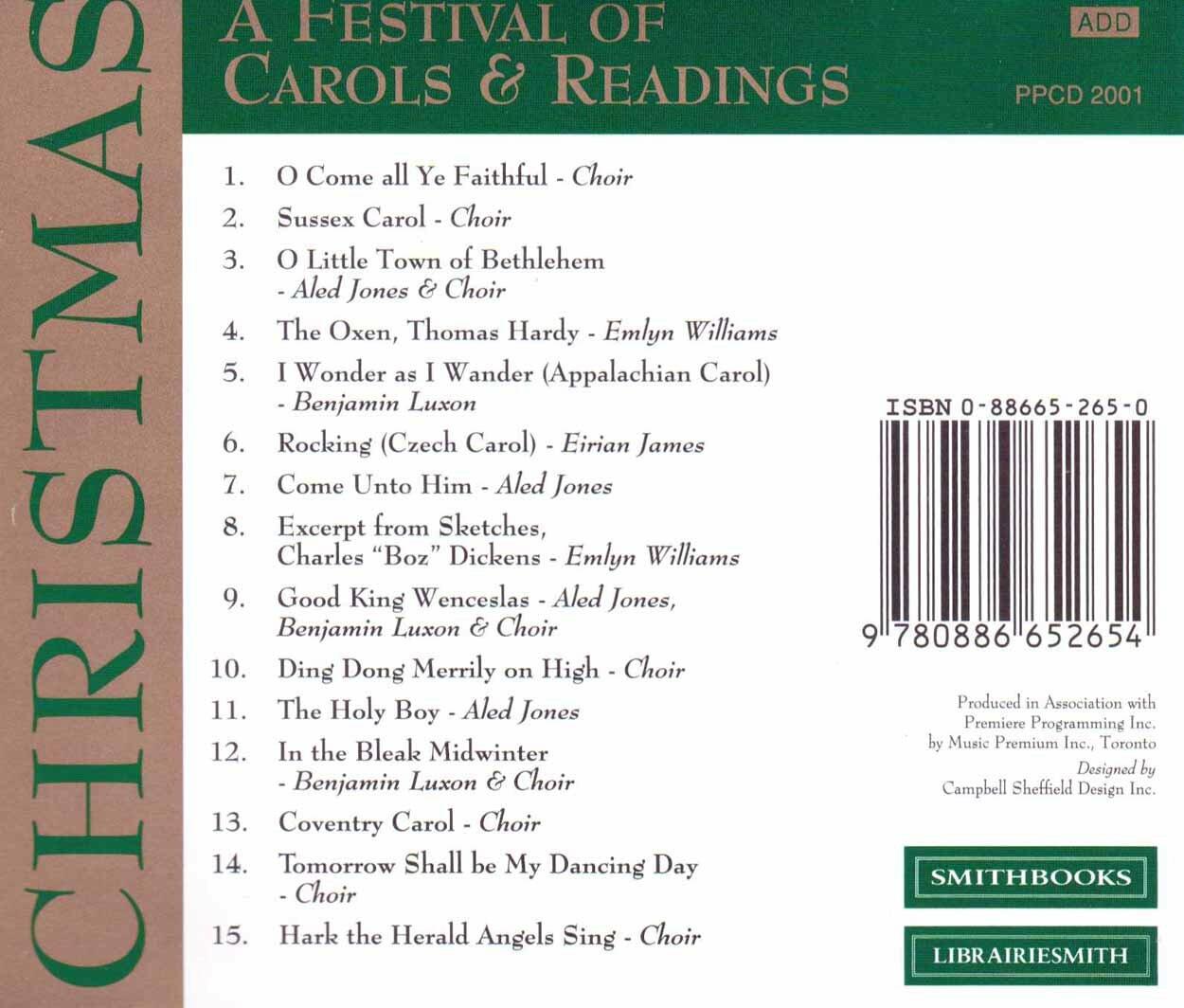Christmas A Festival of Carols & Readings [Unknown Binding] - Very Good