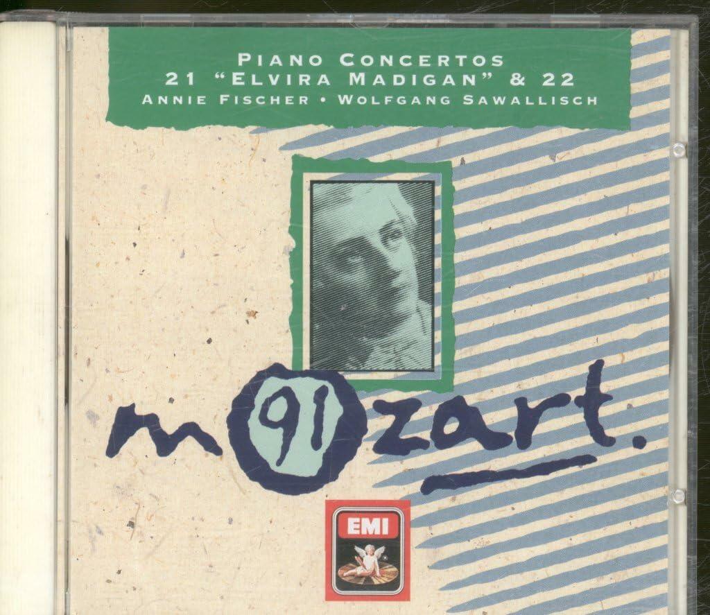 Piano Concerti 21 & 22 [Audio CD] Mozart; Sawallisch and Fischer, Annie - Very Good