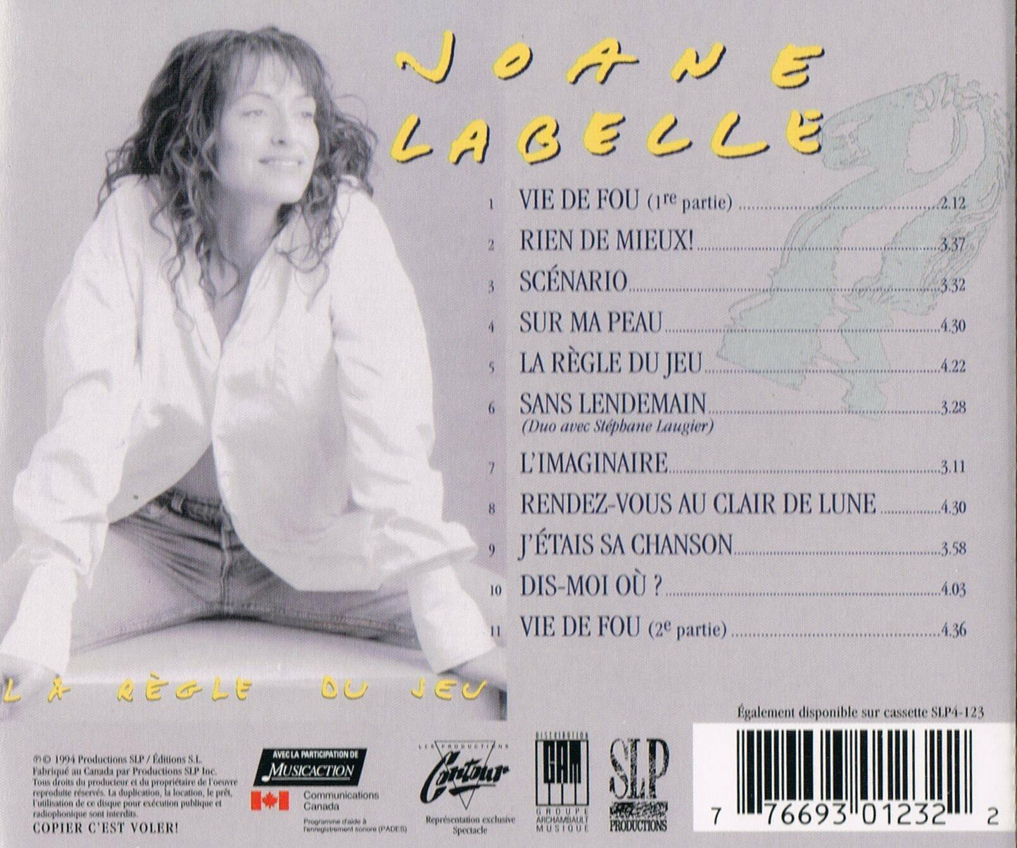 La Regle Du Jeu [Audio CD] Labelle, Joane - Very Good