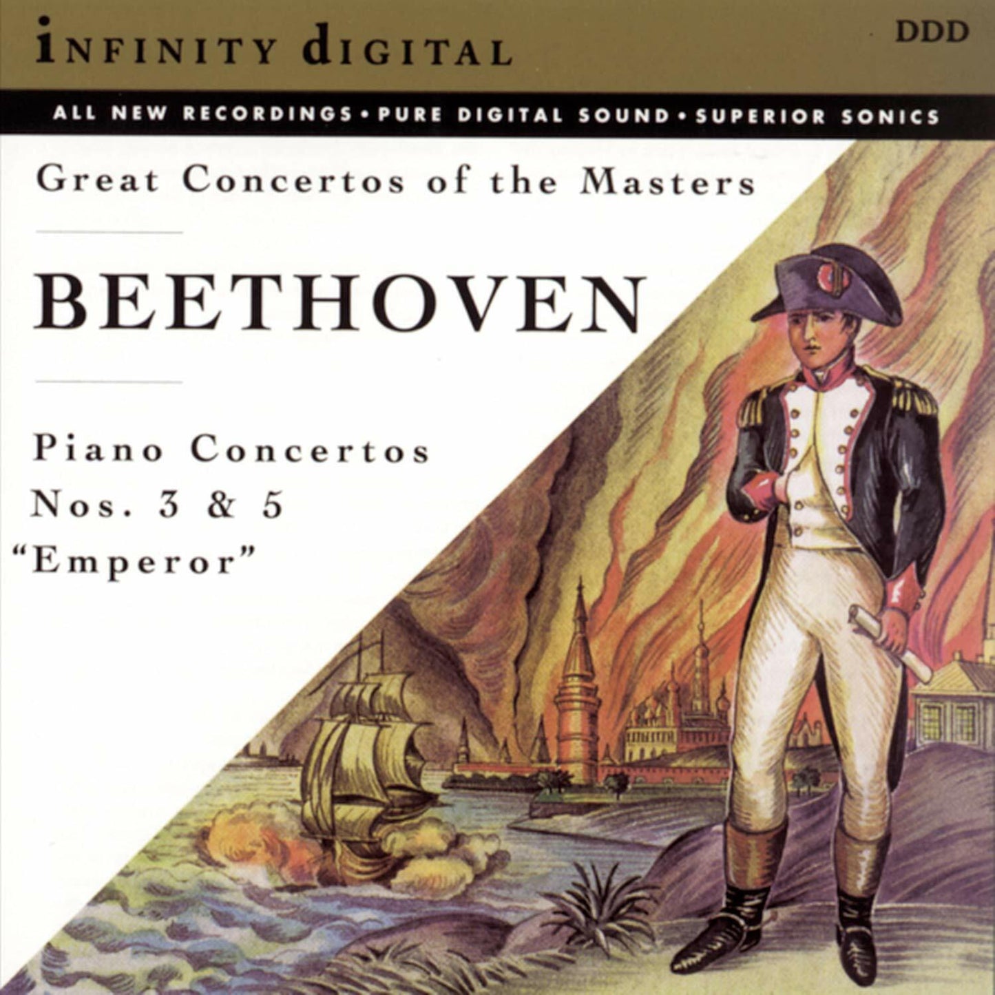 Beethoven: Pno Concertos Nos.3 & 5 (Emperor) [Audio CD] VARIOUS ARTISTS and BEETHOVEN,LUDWIG VAN - Very Good