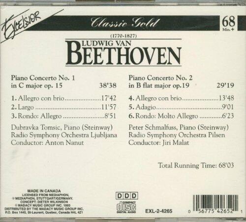 Piano Concerto No.1 & No. 2 [Audio CD] - Very Good