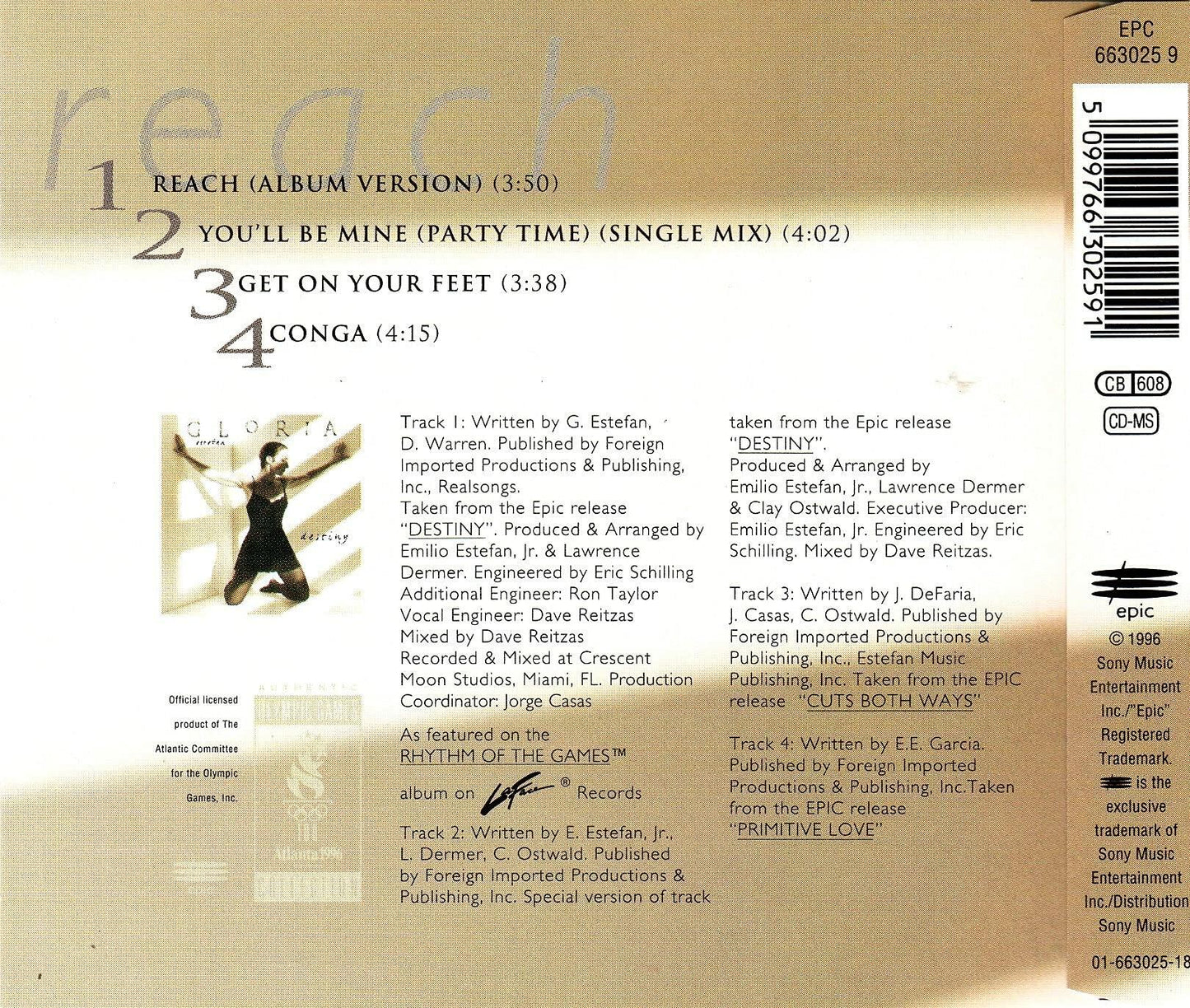 Reach [Single-CD] [Audio CD] - Very Good