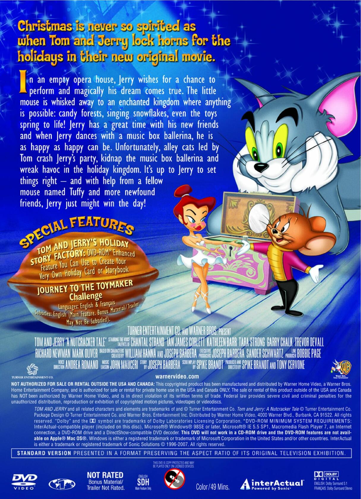 Tom and Jerry: A Nutcracker Tale [DVD]