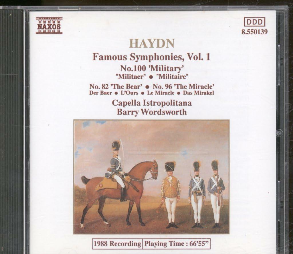 Symphonies 82, 96 & 100 [Audio CD] HAYDN and Haydn - Very Good