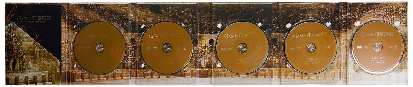 Game of Thrones: The Complete Fifth Season (DVD) [DVD] - Very Good
