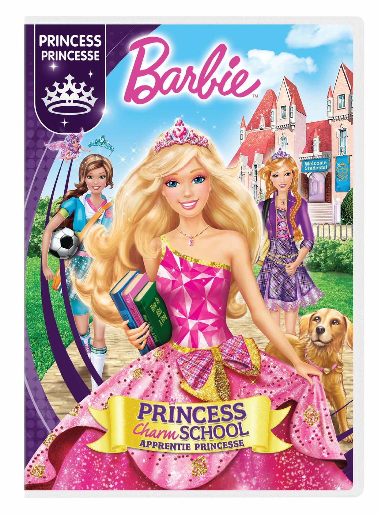 Barbie Princess Charm School (Bilingual) [DVD] - Very Good