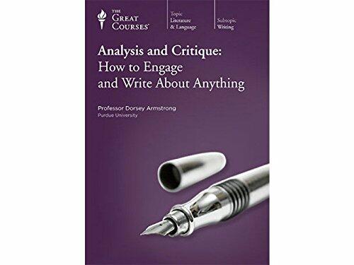 Analysis and Critique: How to Engage and Write Abo [DVD]