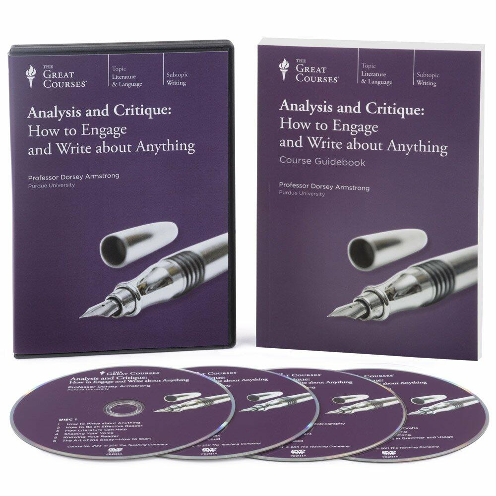 Analysis and Critique: How to Engage and Write Abo [DVD]