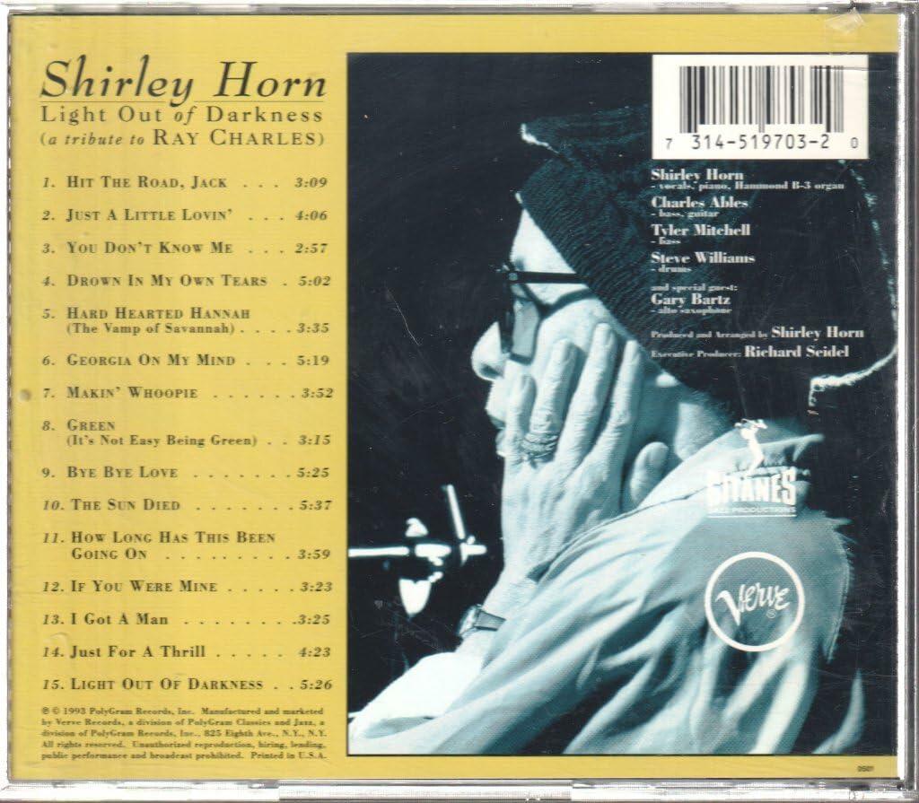Light Out of Darkness [Audio CD] Horn, Shirley - Very Good