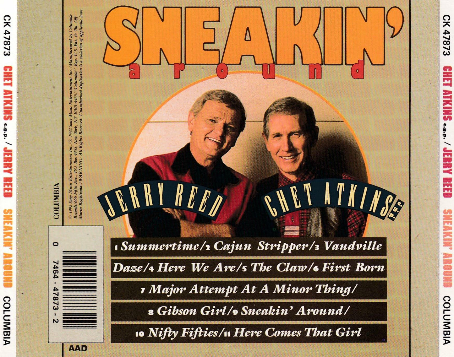 Sneakin Around [Audio CD] - Very Good